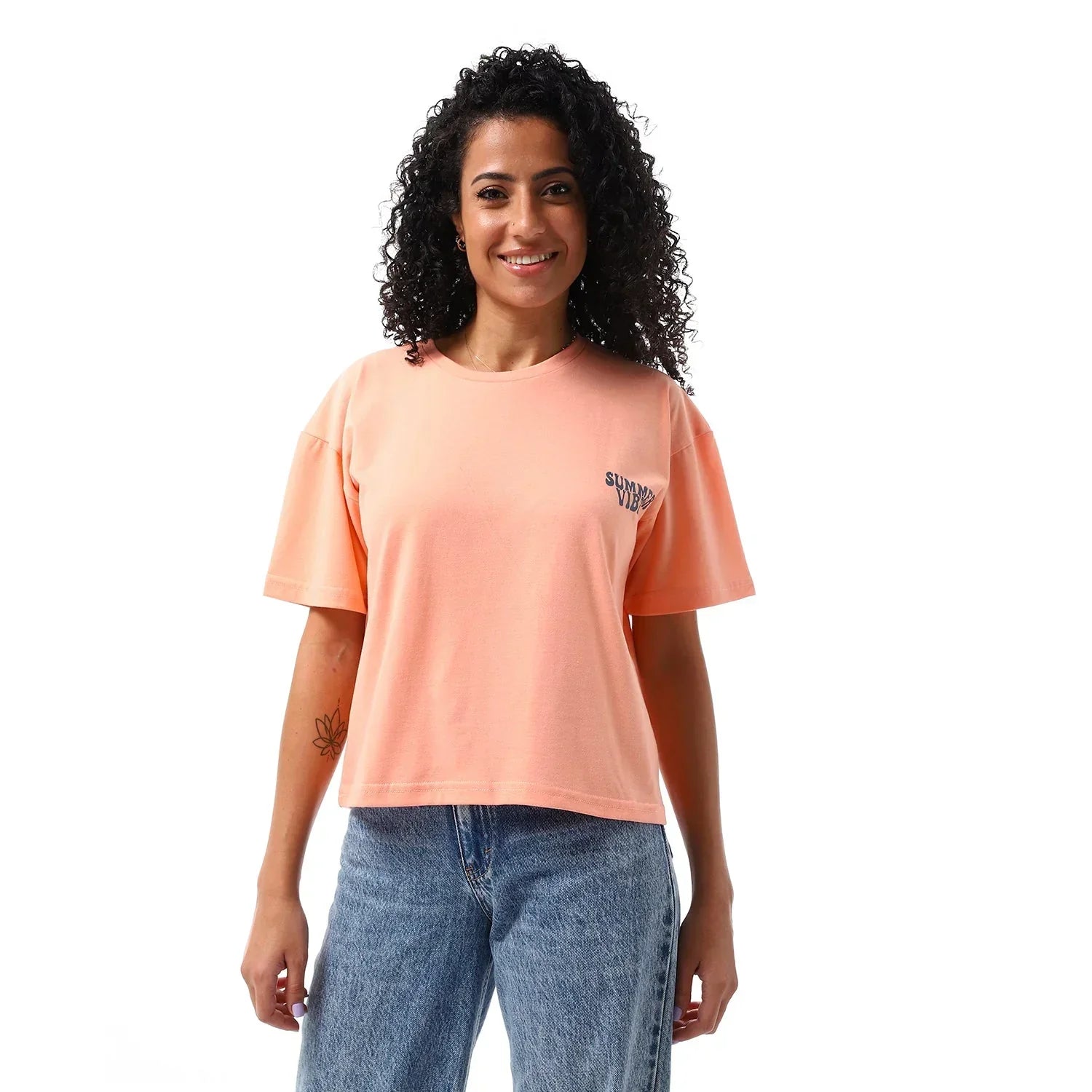 Summer Vibes Women cropped SS T-shirt - Simon - NAS Trends 2