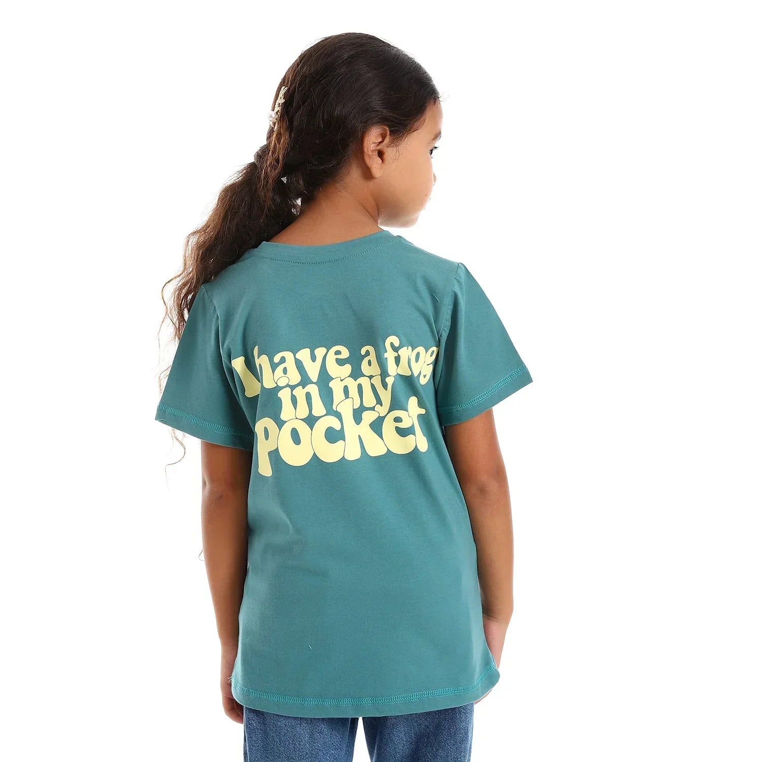 Frog Kids SS T-Shirt - Kaki - NAS Trends 1