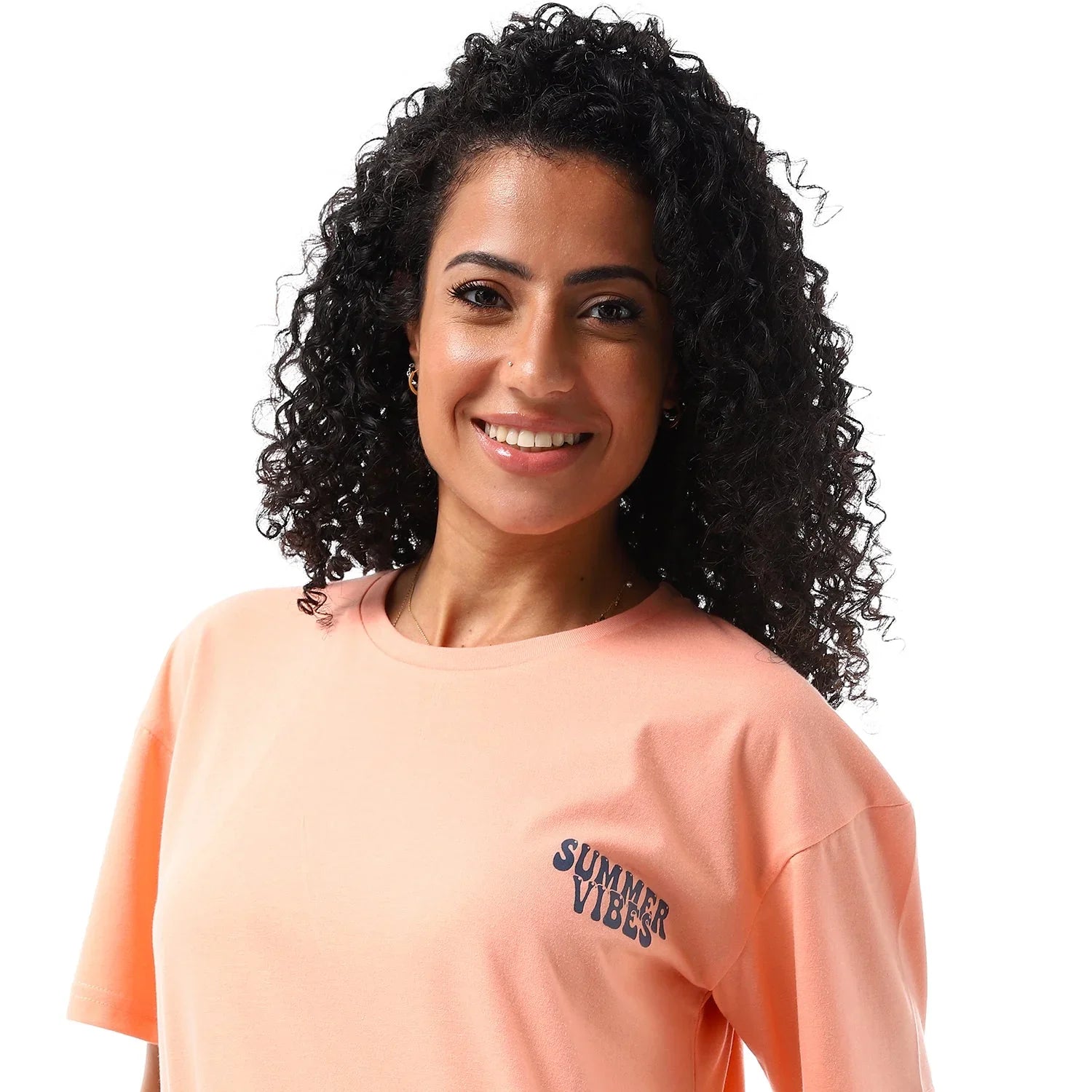 Summer Vibes Women cropped SS T-shirt - Simon - NAS Trends - Babazzaro