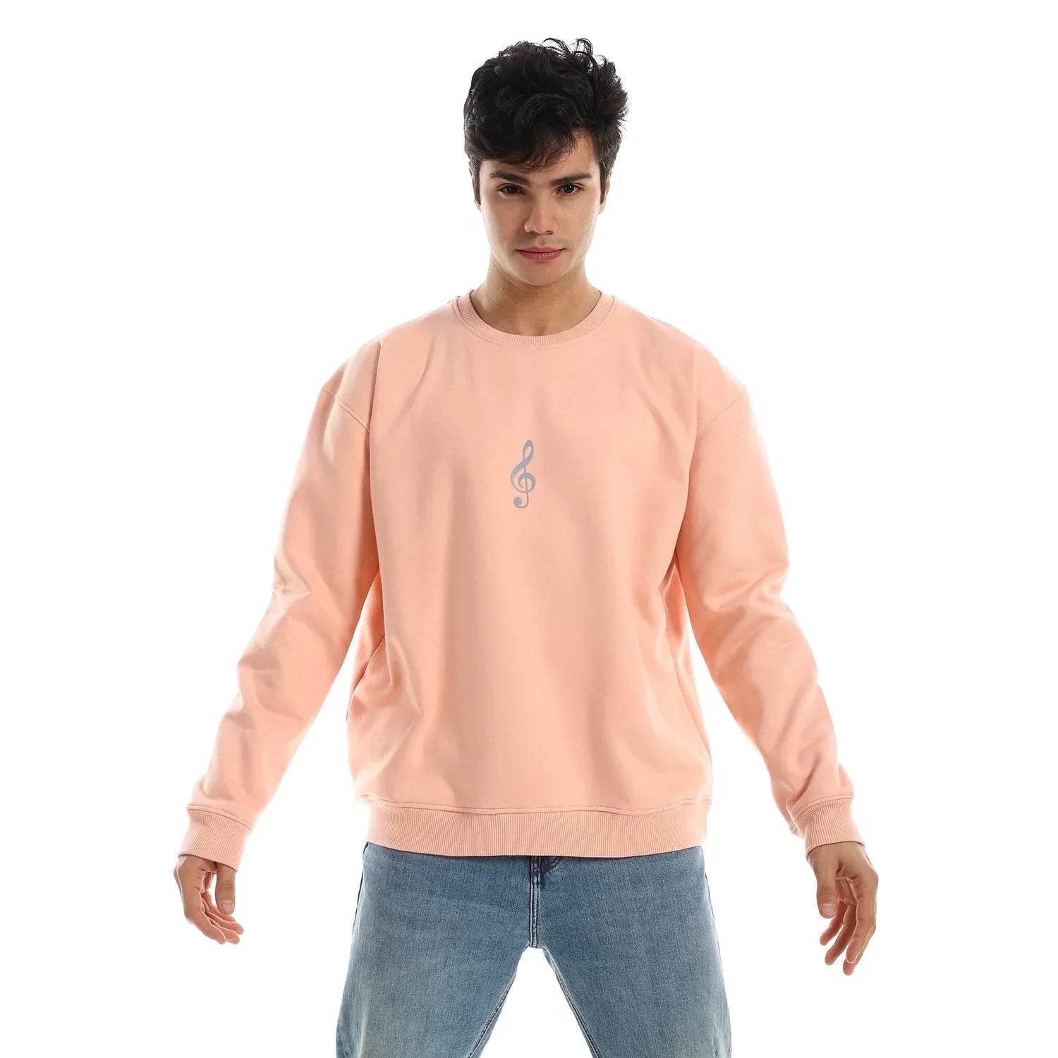 Antika Unisex Oversized Crew-neck Sweatshirt-Rose - NAS Trends - Babazzaro