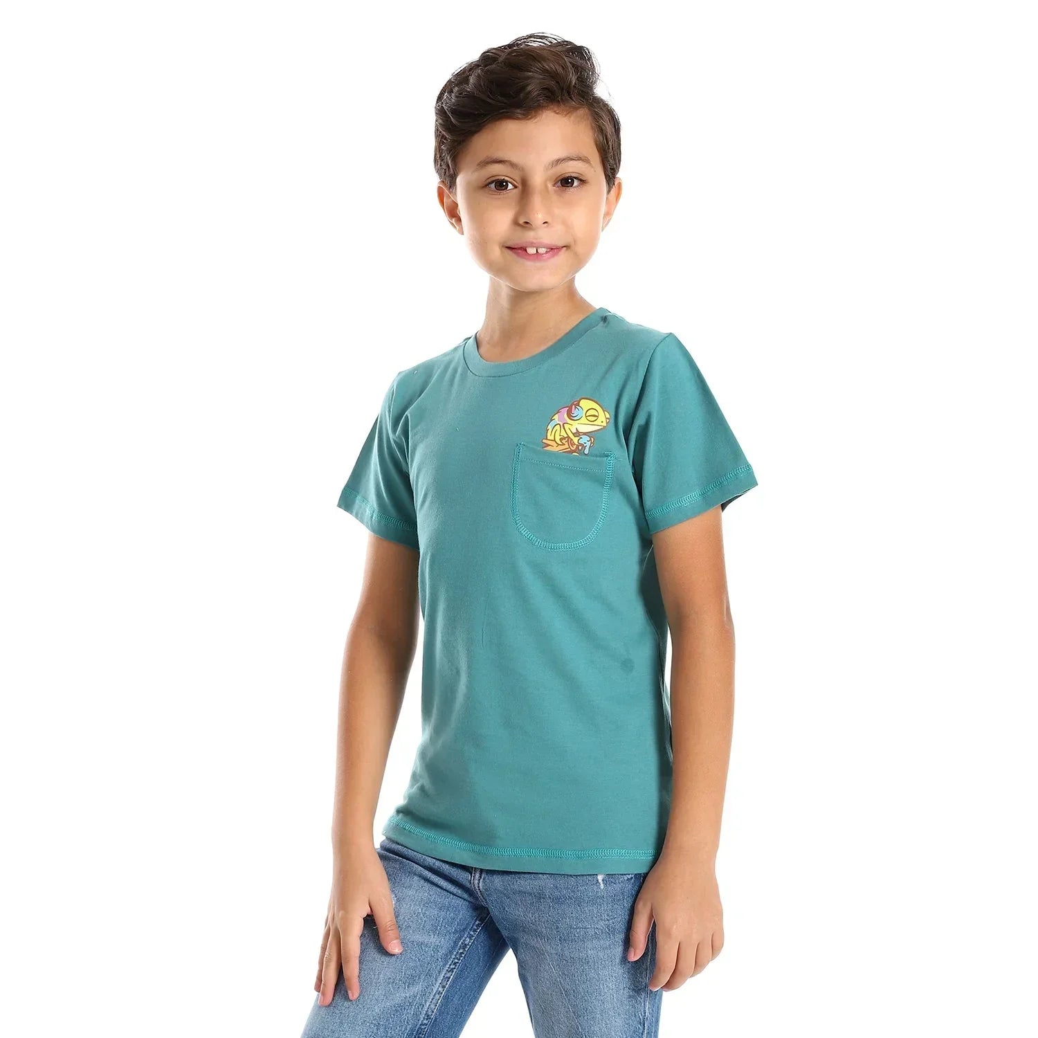 Frog Kids SS T-Shirt - Kaki - NAS Trends - Babazzaro
