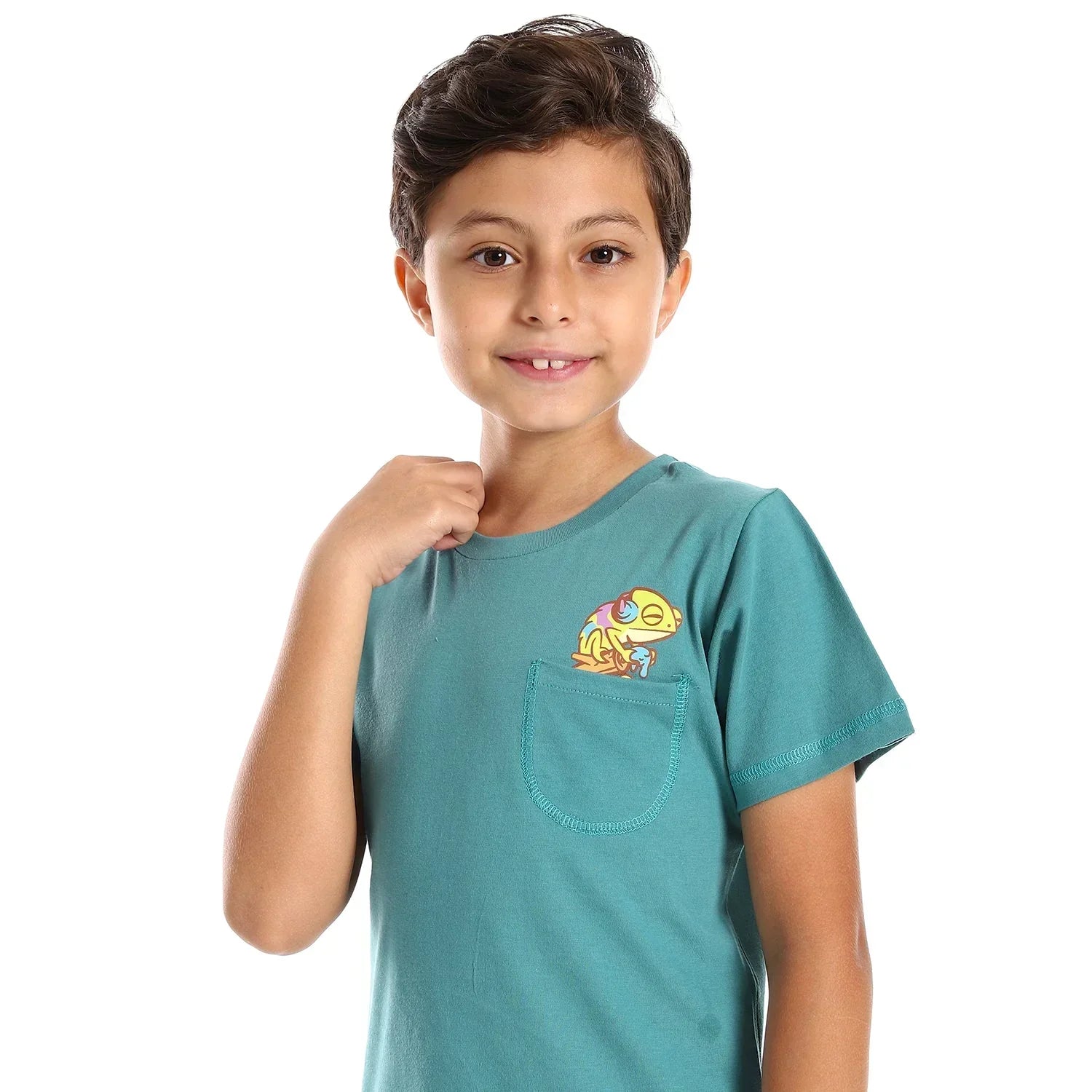 Frog Kids SS T-Shirt - Kaki - NAS Trends - Babazzaro
