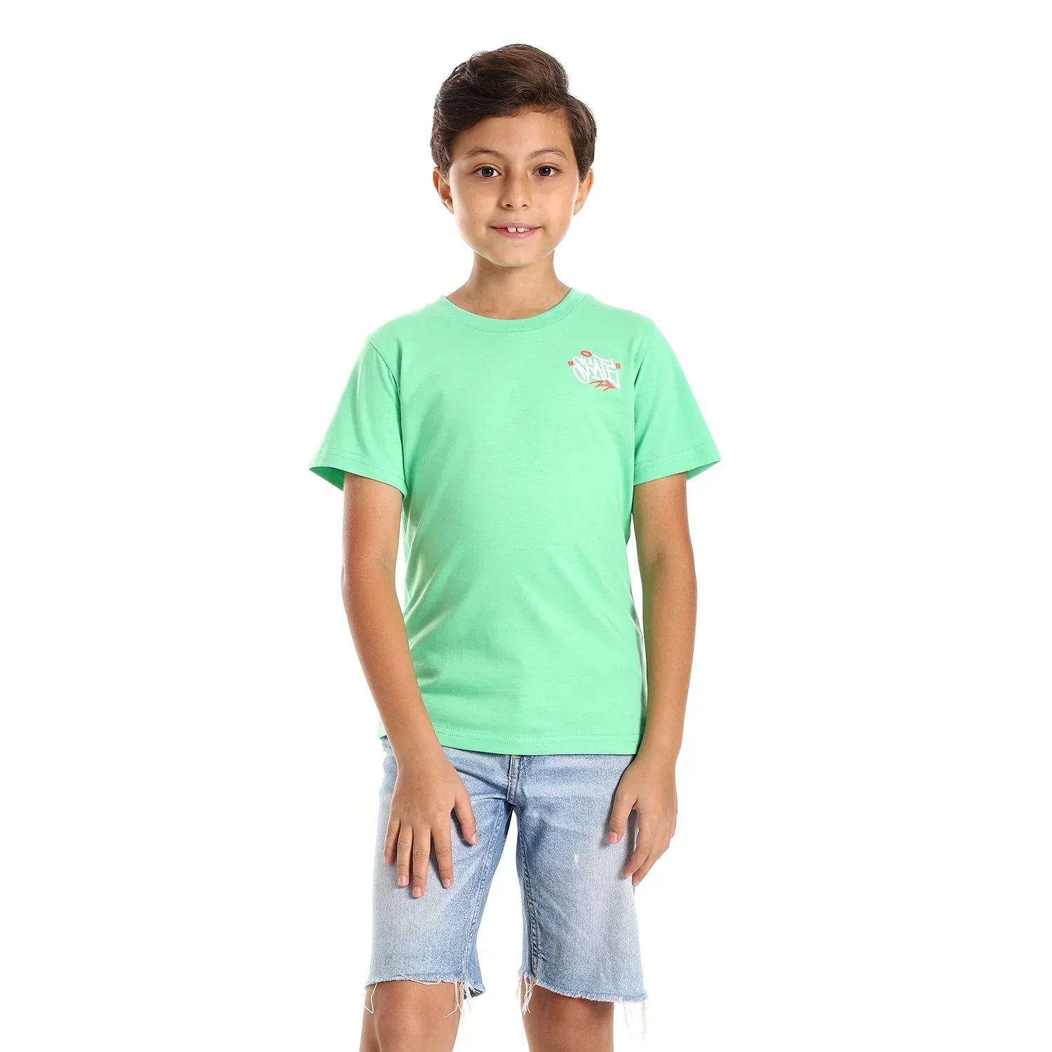 Skate Kids SS T-Shirt - Apple Green - NAS Trends - Babazzaro
