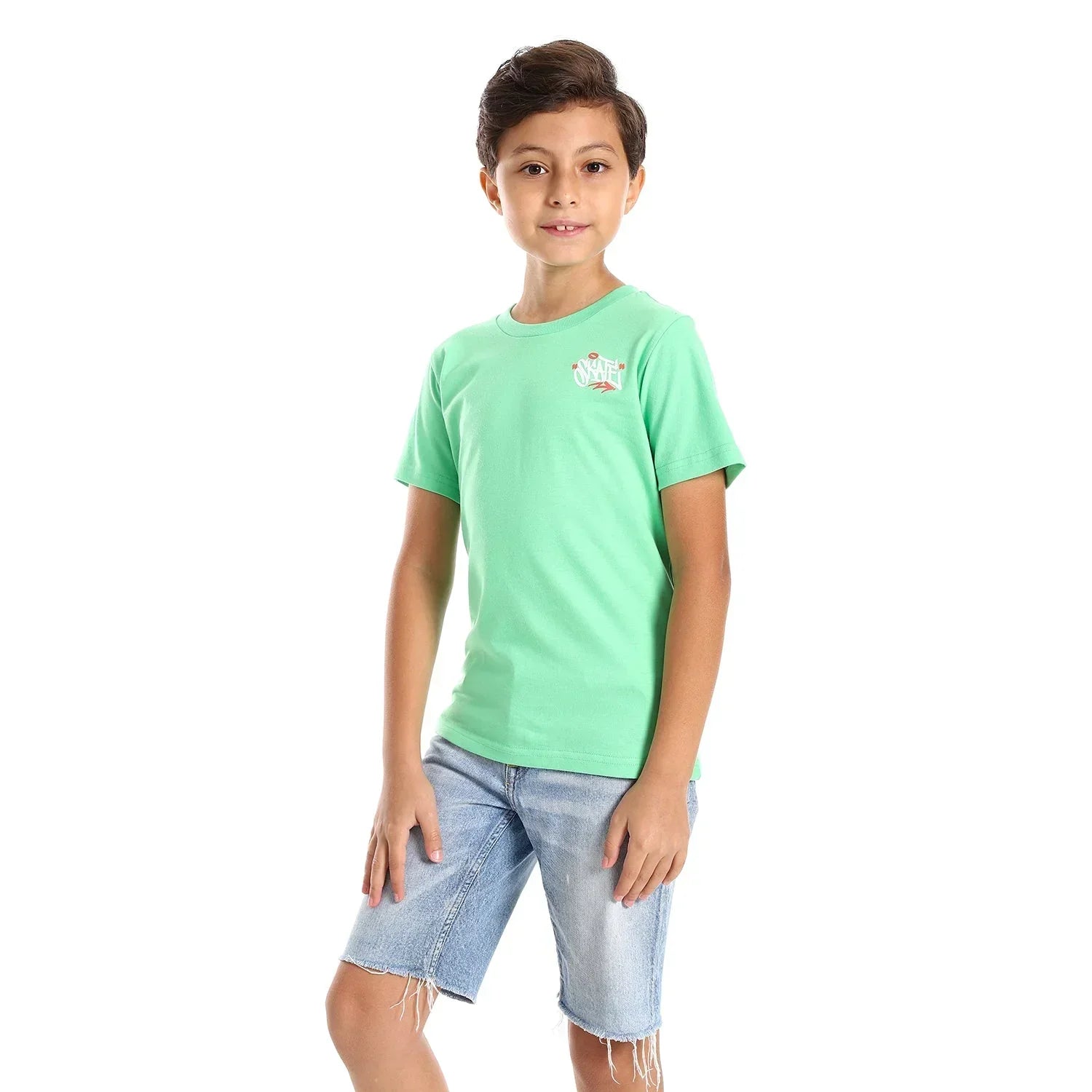 Skate Kids SS T-Shirt - Apple Green - NAS Trends - Babazzaro
