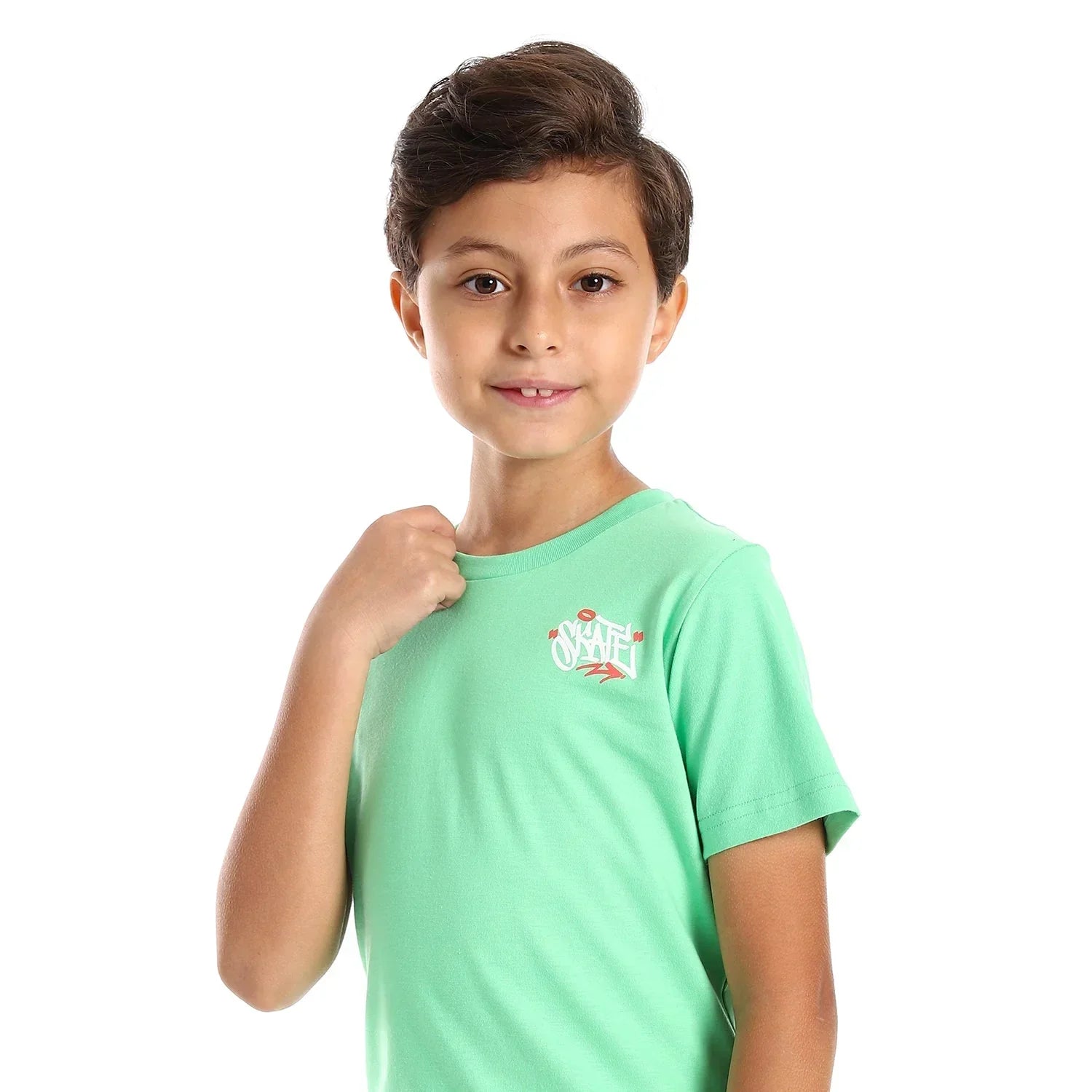 Skate Kids SS T-Shirt - Apple Green - NAS Trends - Babazzaro