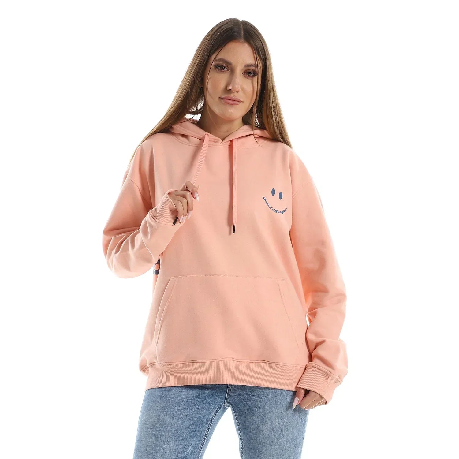 Contagious Unisex Oversized Hoodie-Rose - NAS Trends - Babazzaro