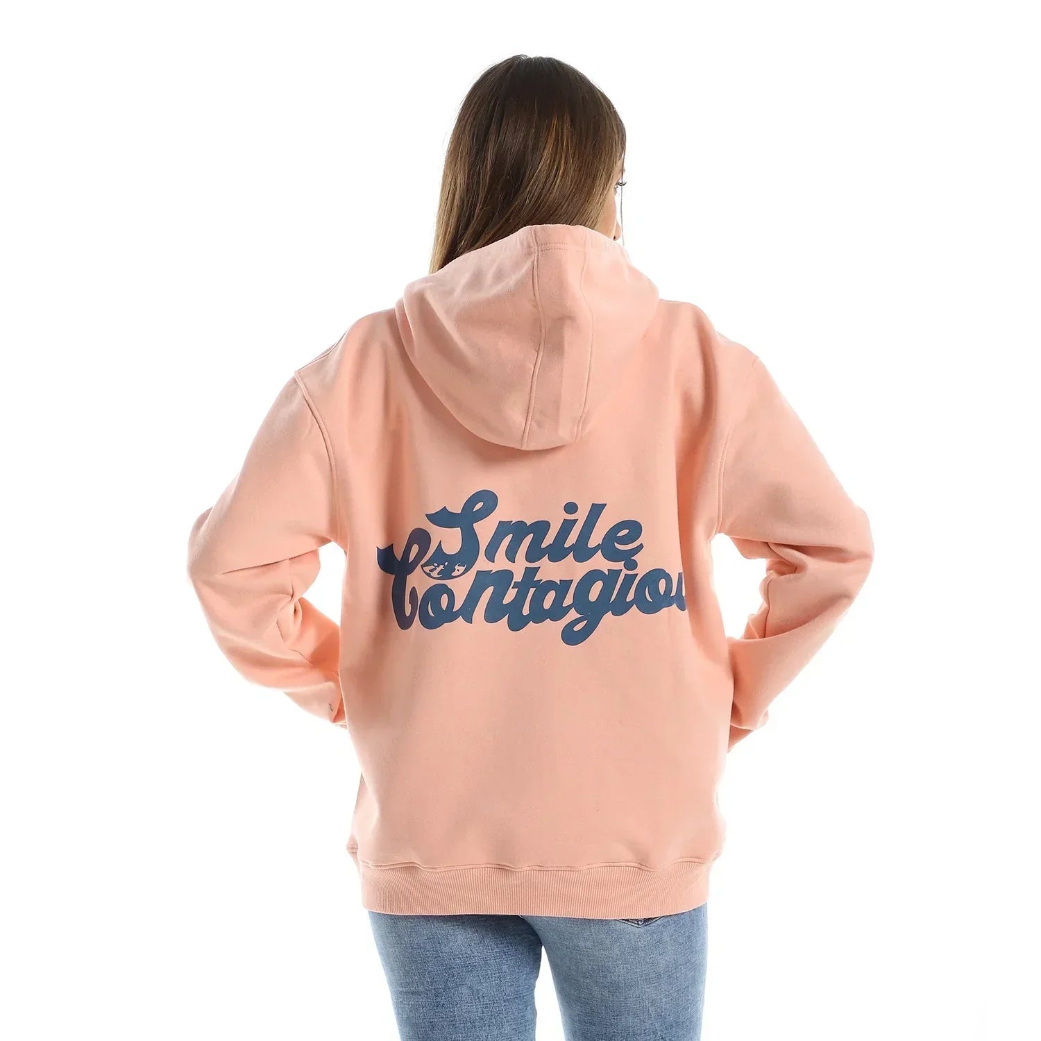 Contagious Unisex Oversized Hoodie-Rose - NAS Trends - Babazzaro