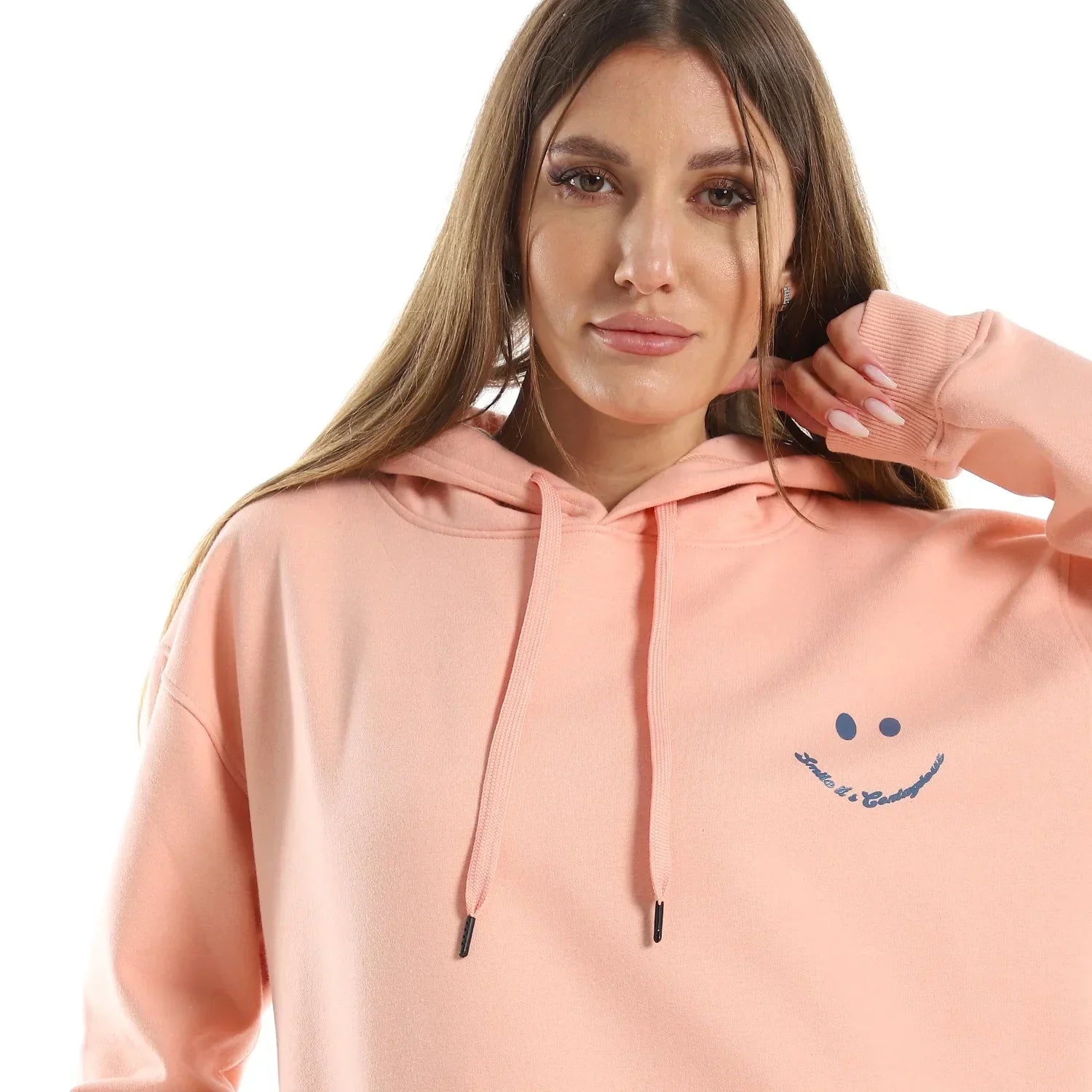 Contagious Unisex Oversized Hoodie-Rose - NAS Trends - Babazzaro