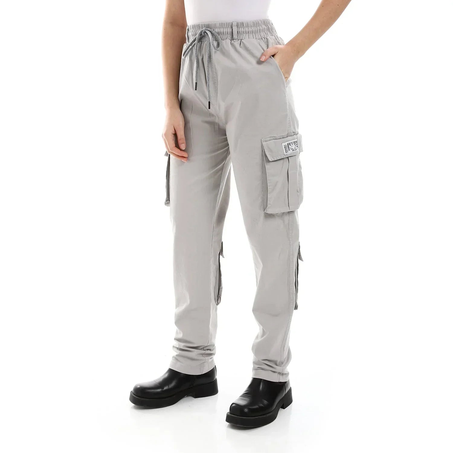 Basic Unisex Cargo Pants - Grey - NAS Trends - Babazzaro