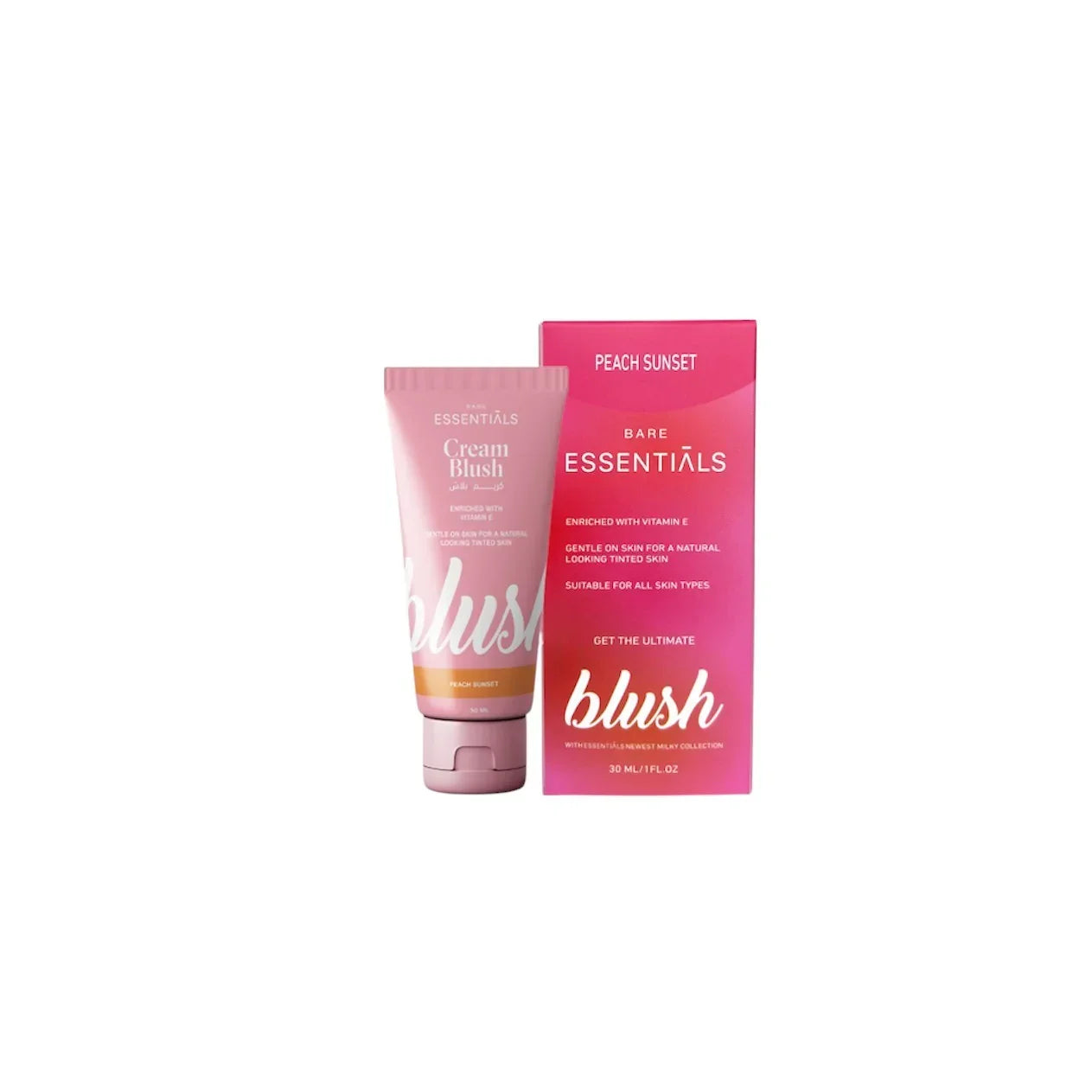 Cream Blush - Peach Sunset "Shade 6" (Milky Collection) - Essentials - Babazzaro