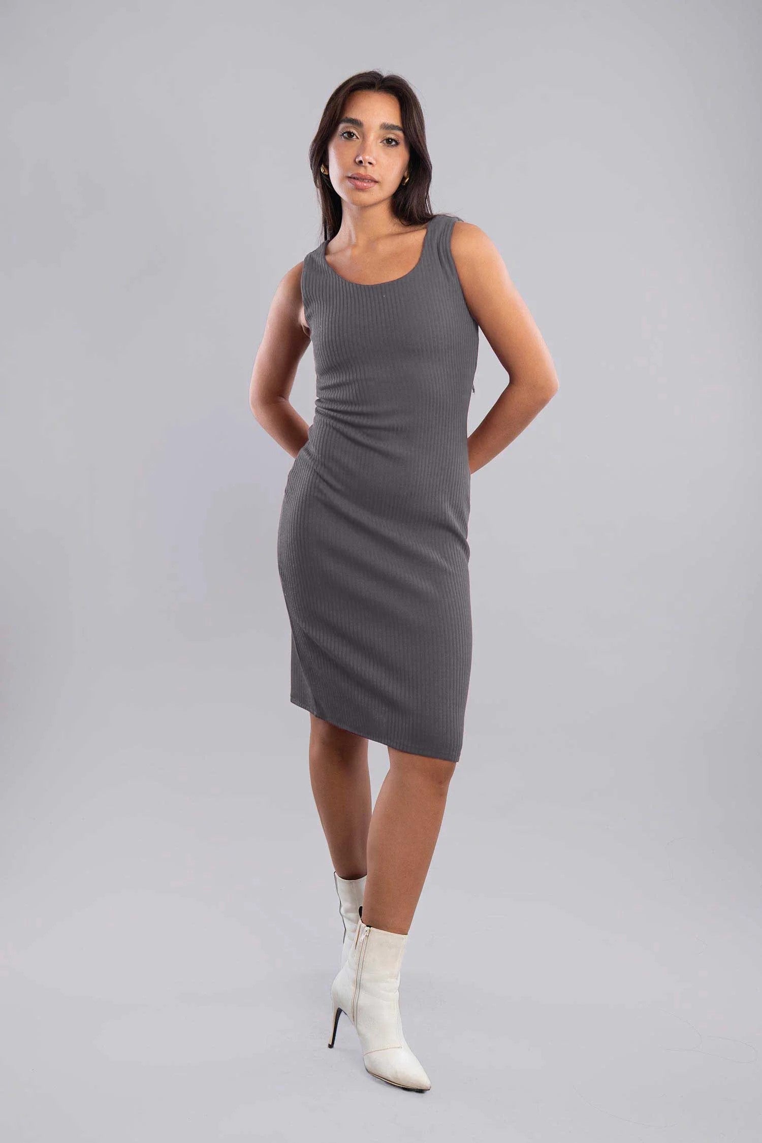 Viva - Rib Knitted Dress 5