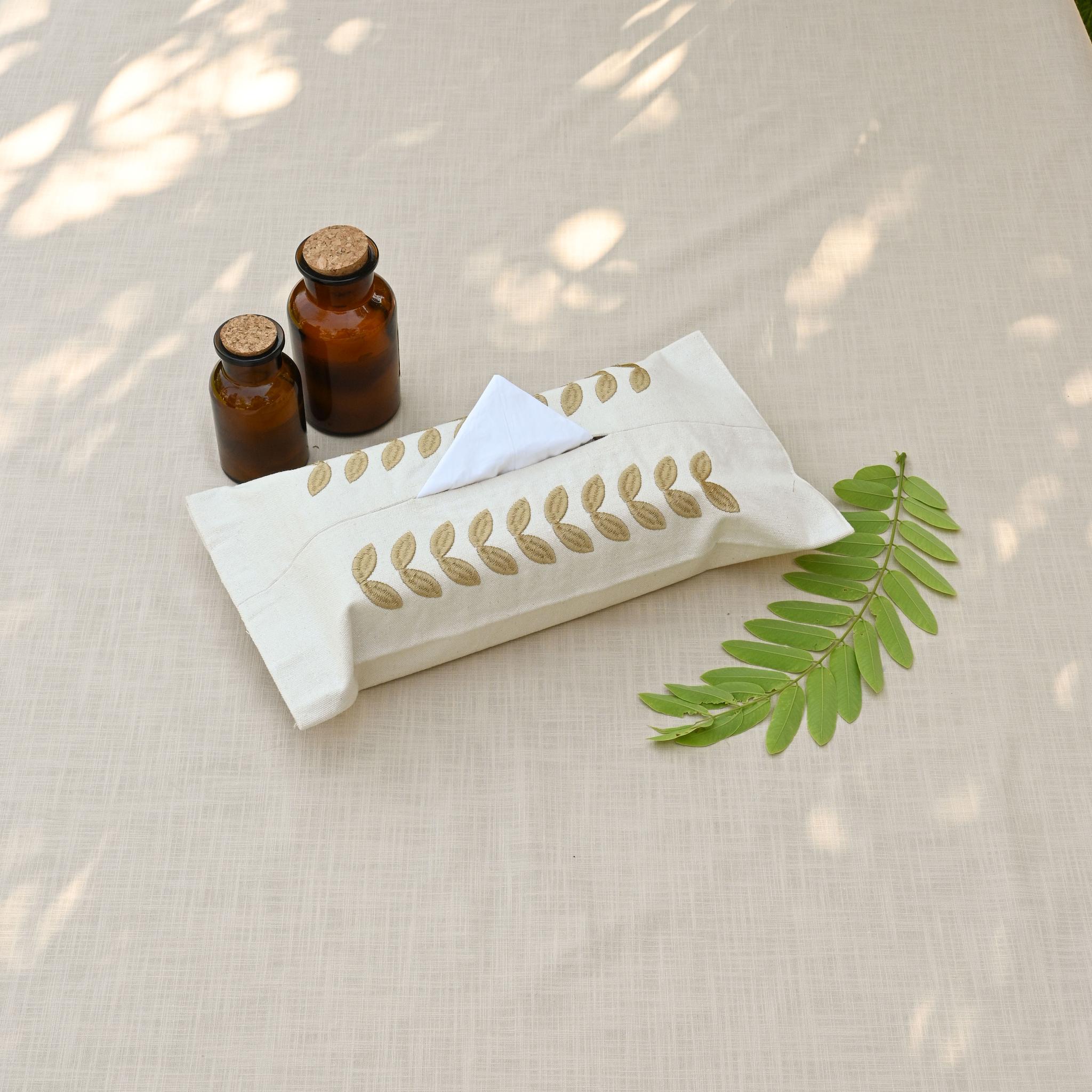 Roman Leaves Tissue Box Cover - Ticas