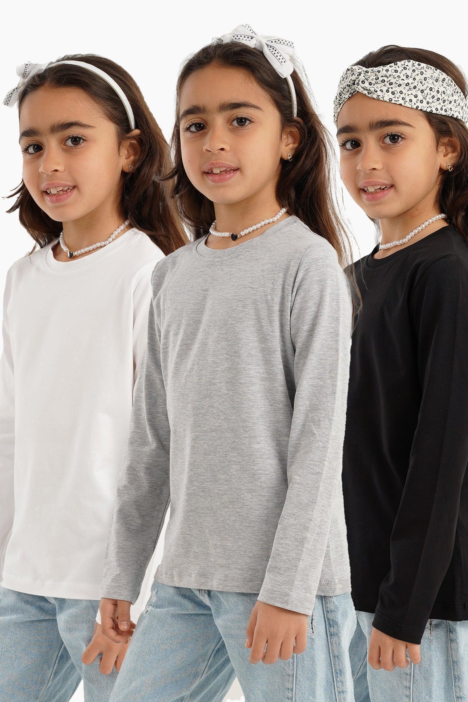 Carina - Pack of 3 Girly Long Sleeves Top 1