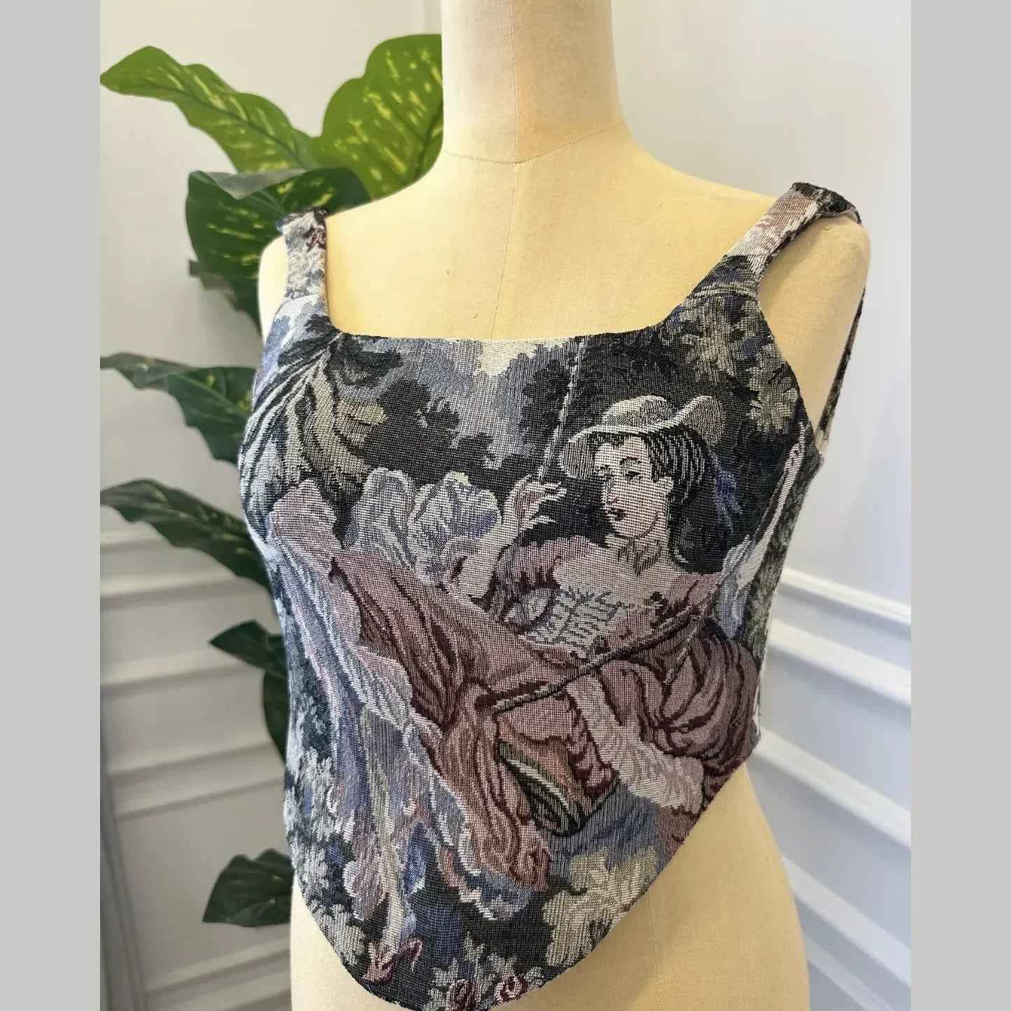 Tapestry Vintage Style Corset - Nosh