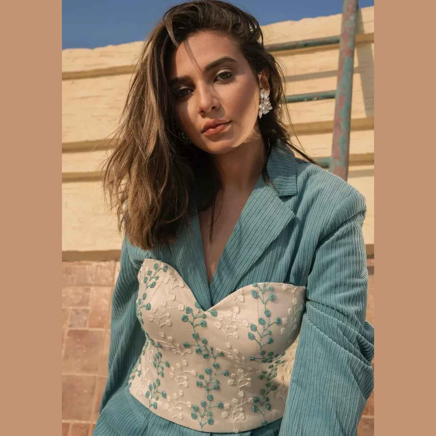 Dreamy Blue Pastel Corset - Nosh