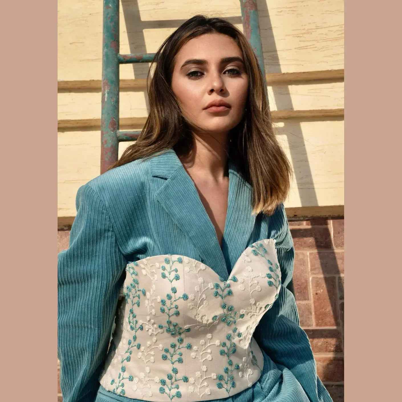 Dreamy Blue Pastel Corset - Nosh