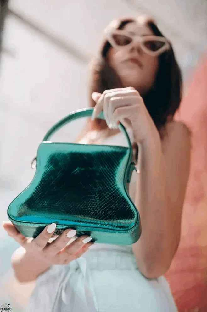 Metallic Green Bag - Nart