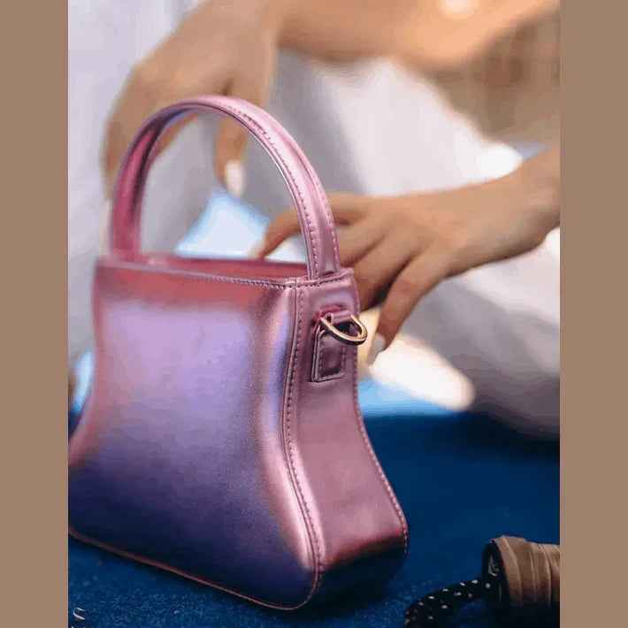 Metallic Pink Bag - Nart