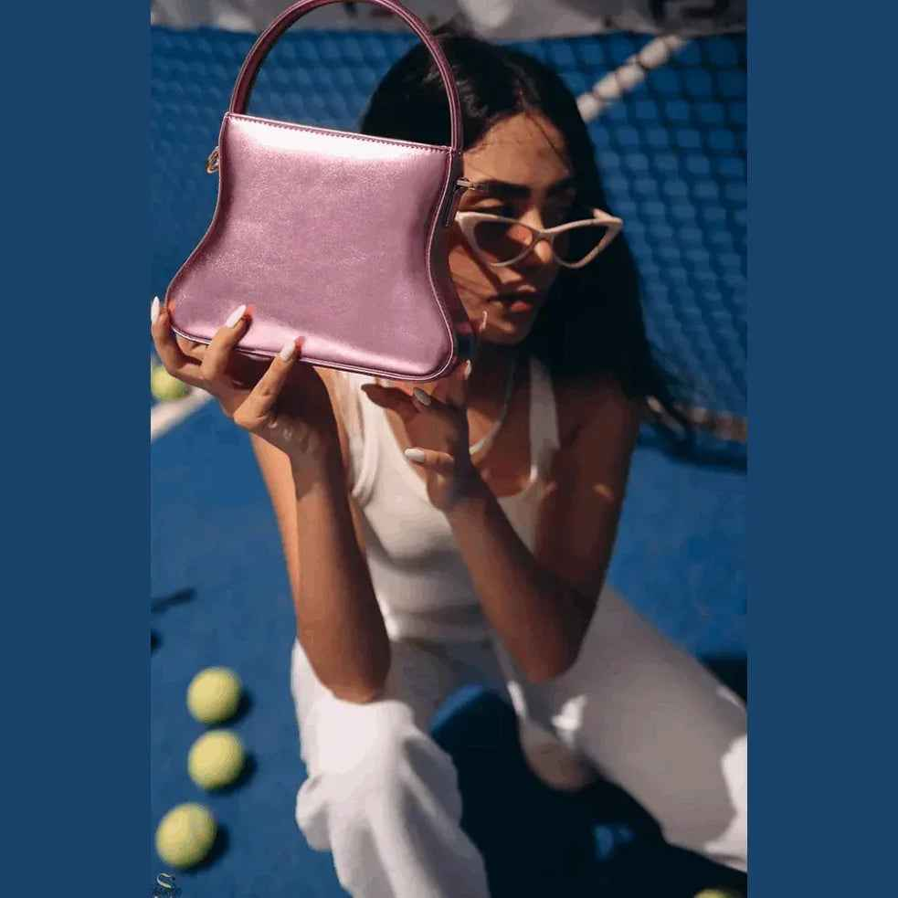 Metallic Pink Bag - Nart