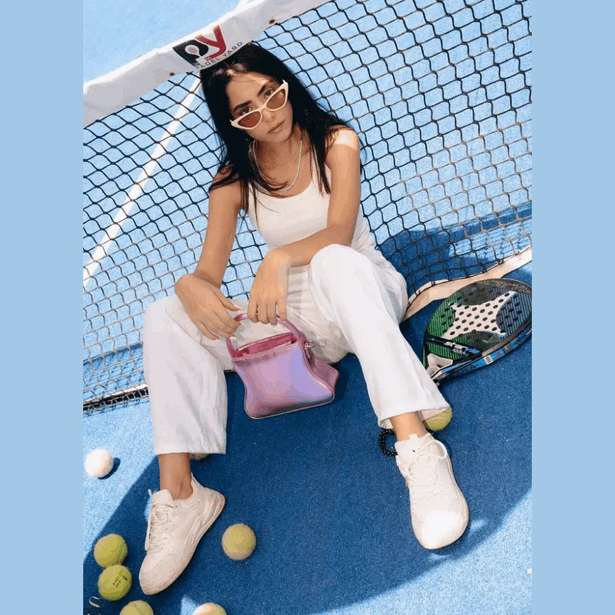 Nart - Metallic Pink Bag 1