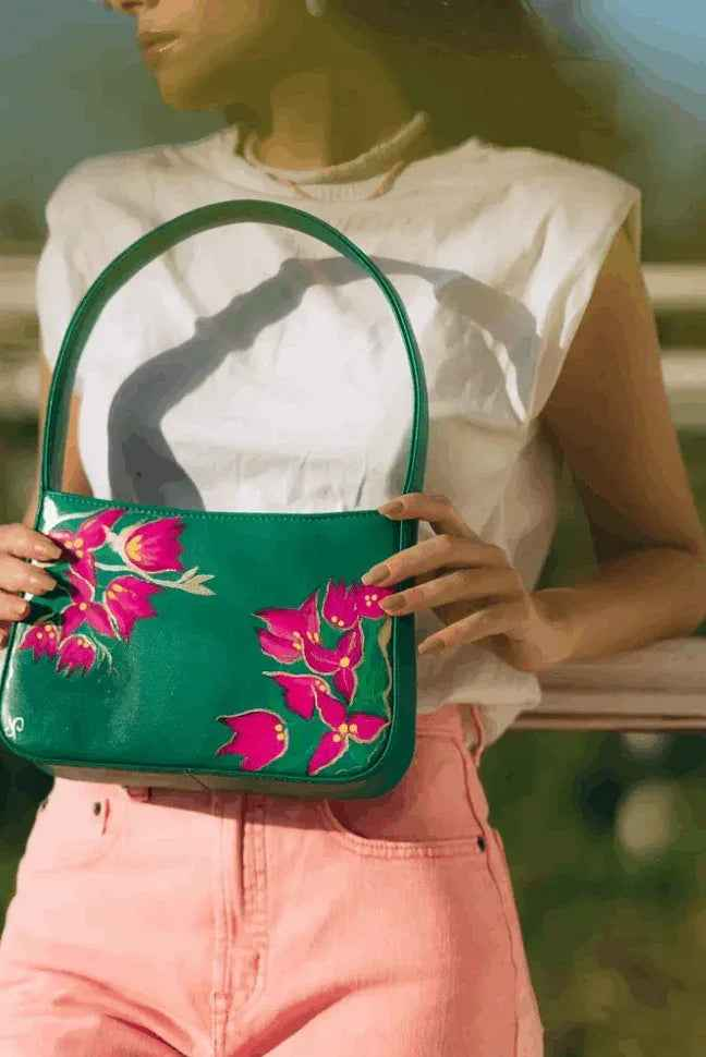 Floral Green Bag - Nart