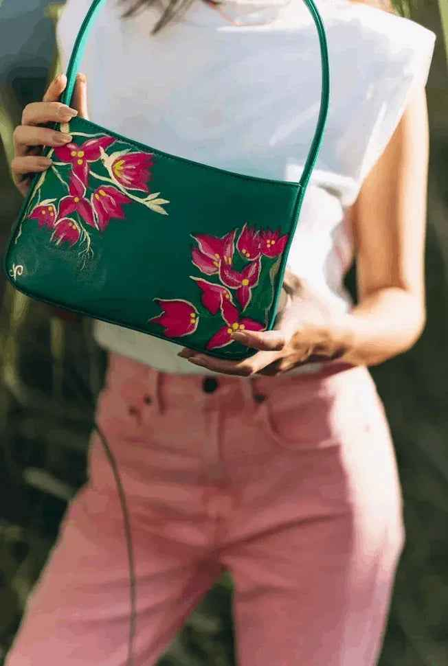Floral Green Bag - Nart