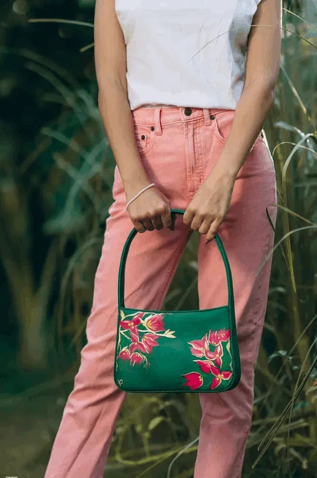 Floral Green Bag - Nart 1