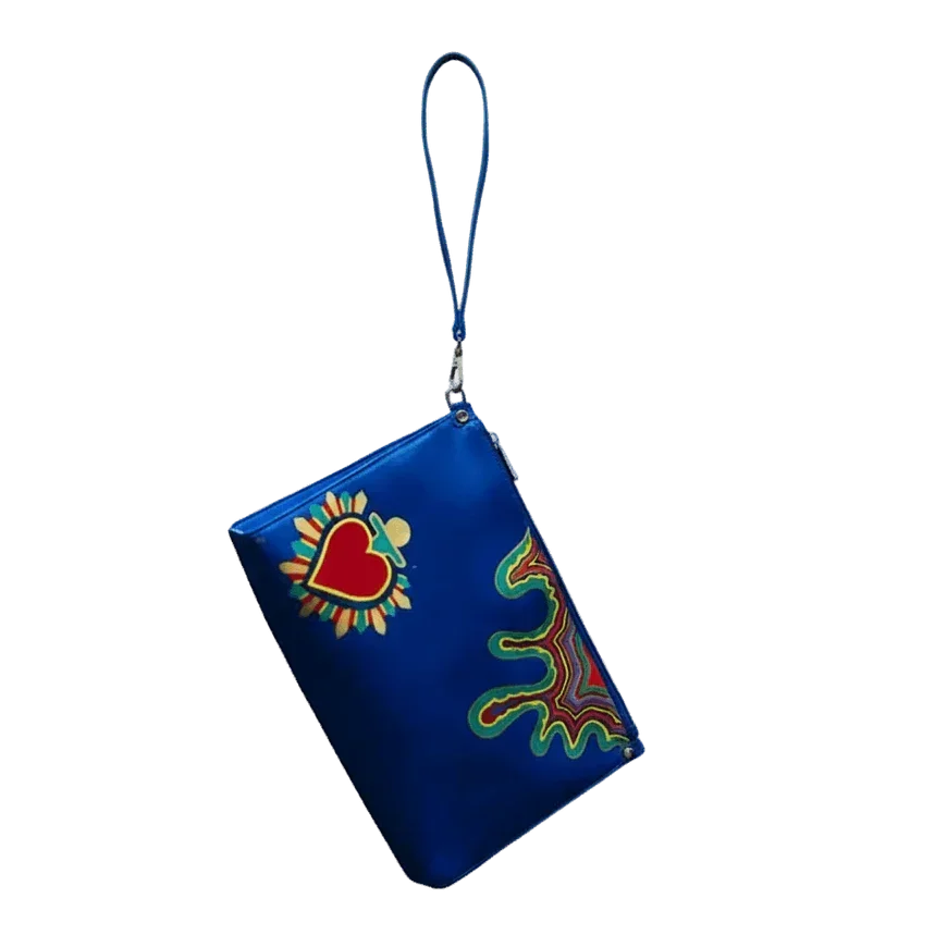 Hot Blue Clutch Bag - Nart