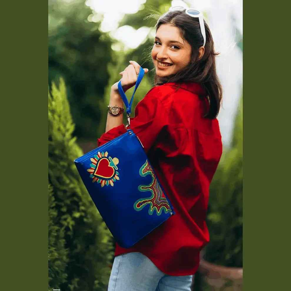 Hot Blue Clutch Bag - Nart