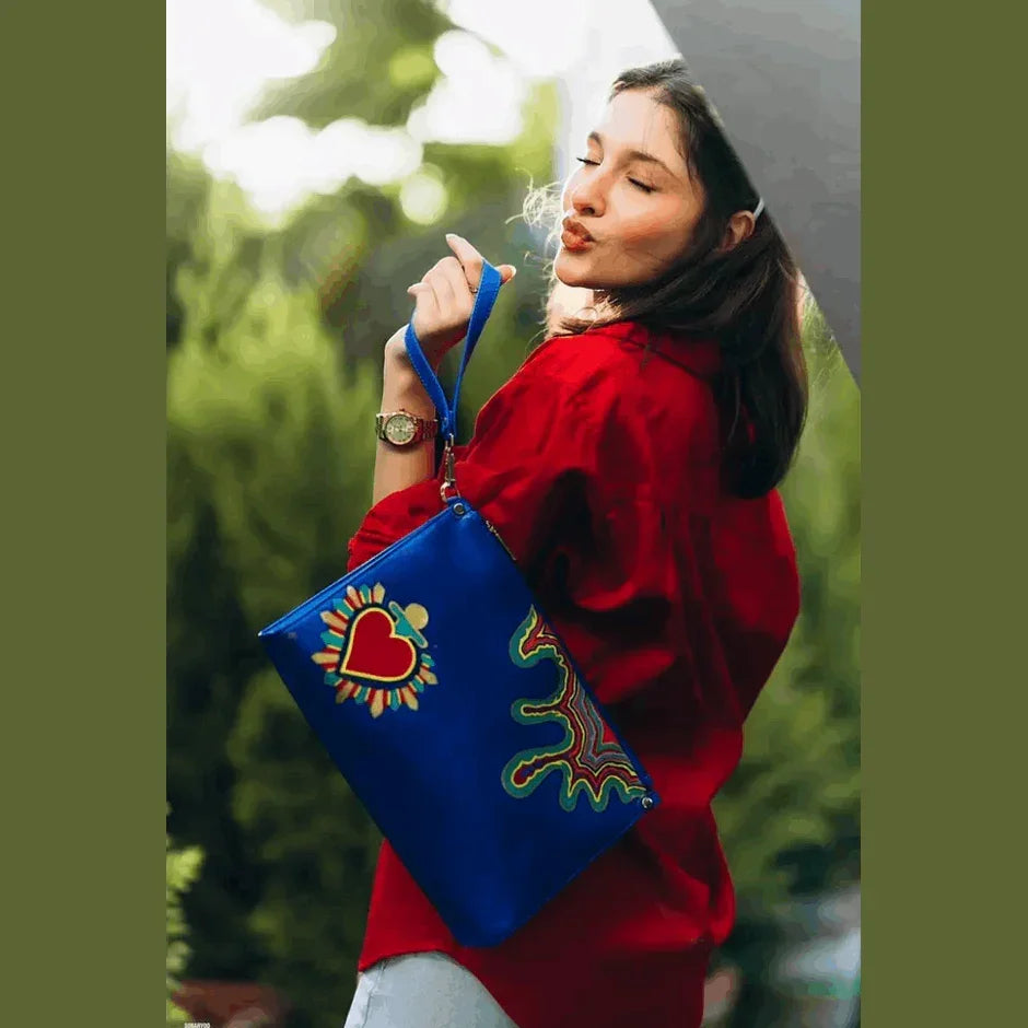 Hot Blue Clutch Bag - Nart 2