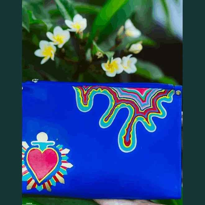 Hot Blue Clutch Bag - Nart