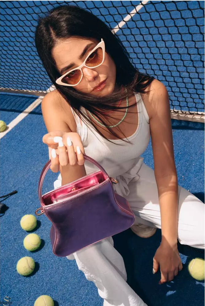 Nart - Metallic Pink Bag 4