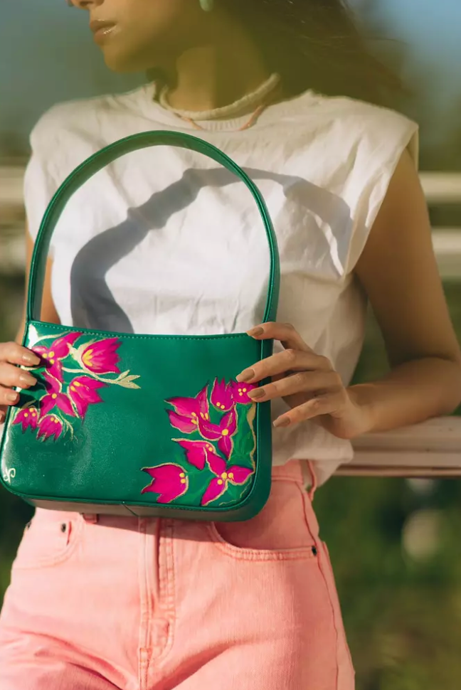 Nart - Floral Green Bag 4