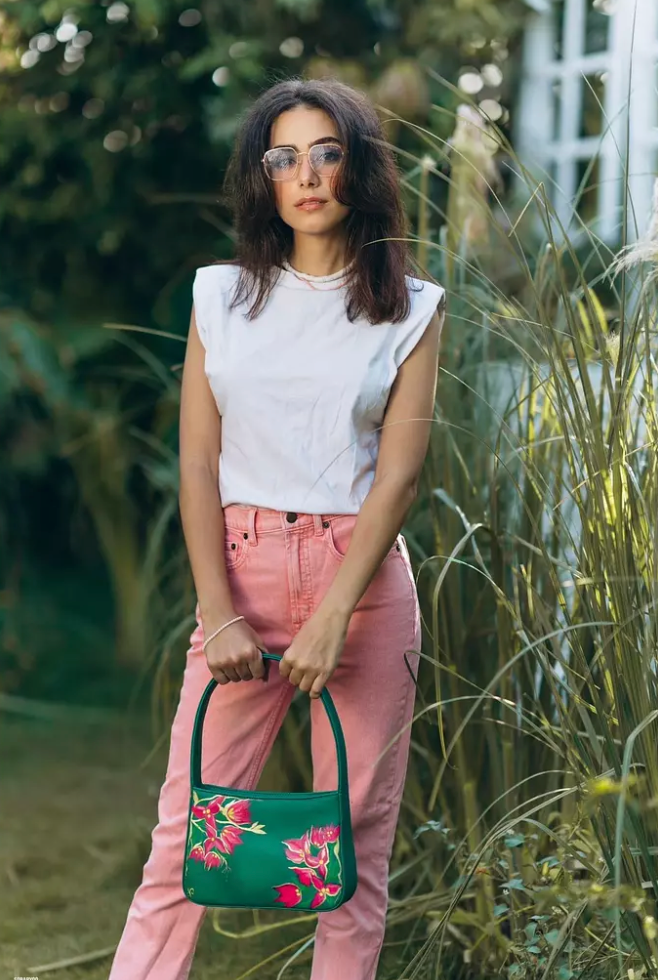 Nart - Floral Green Bag 3