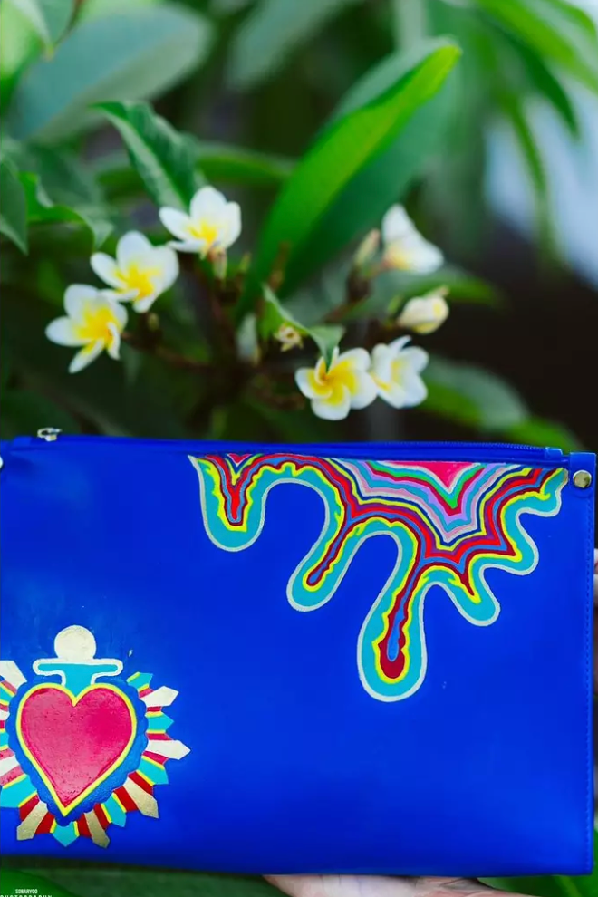 Nart - Hot Blue Clutch Bag 3