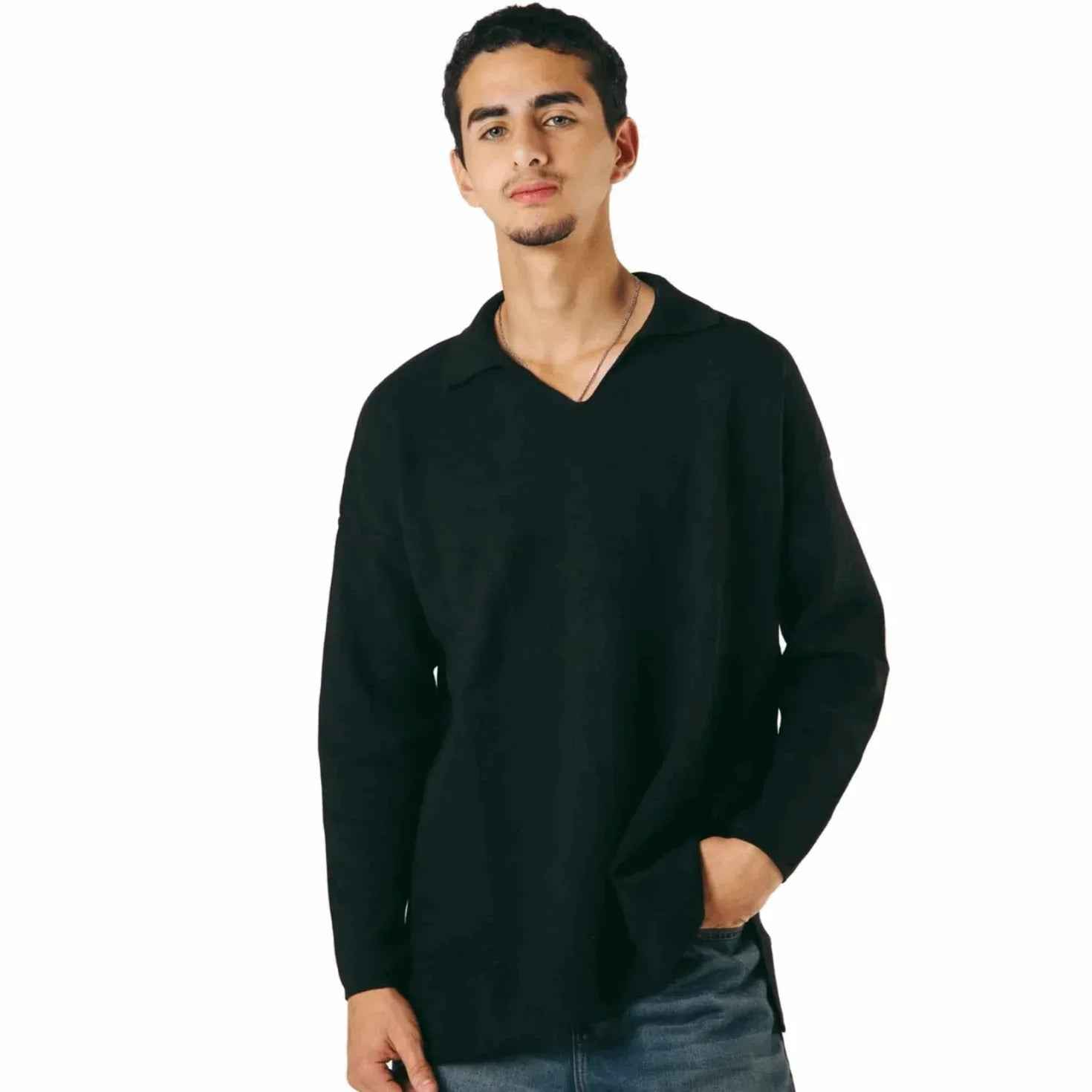 Comfy Flow Knitted Pullover - Kanza