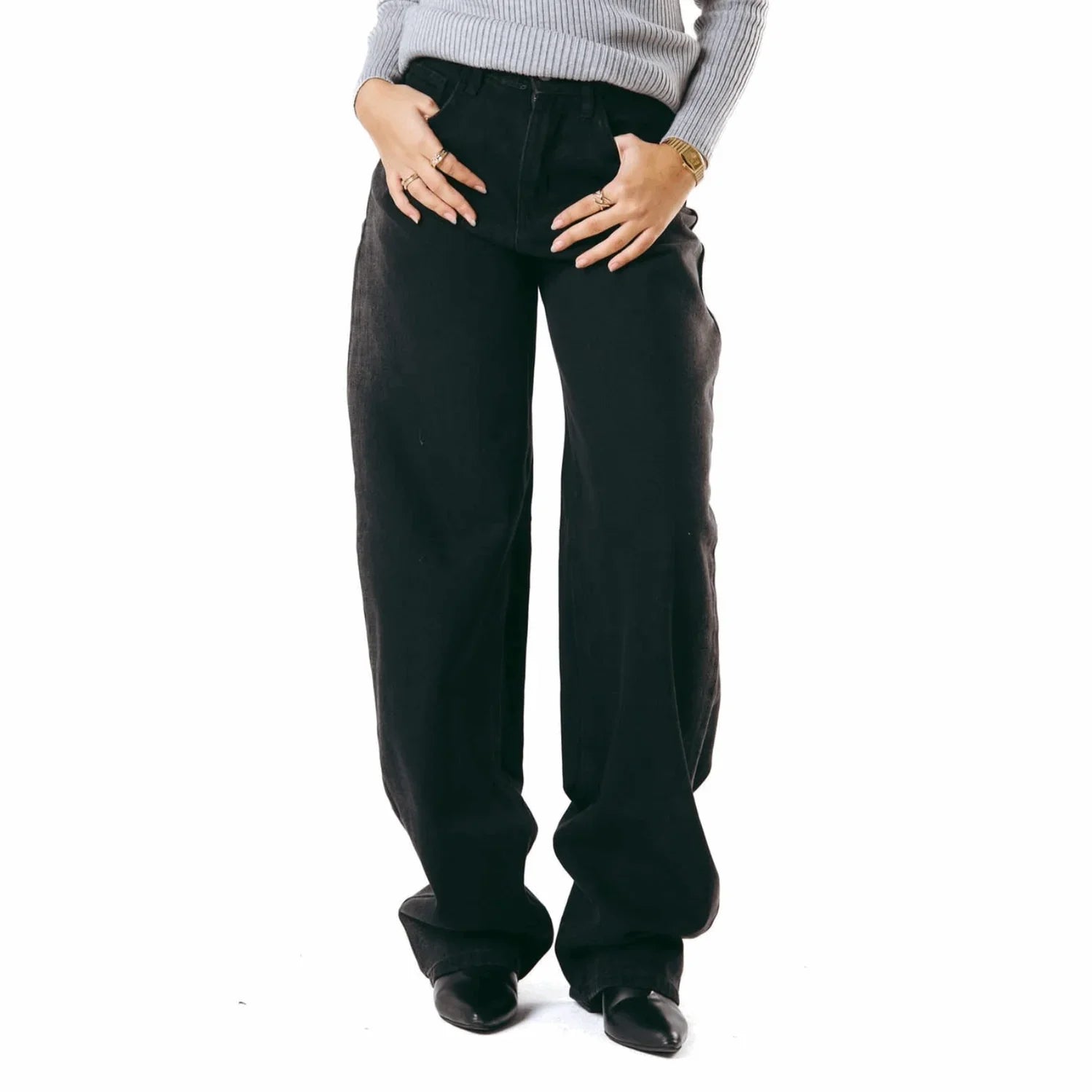 Kanza - Black Stripe Cloud Denim 6