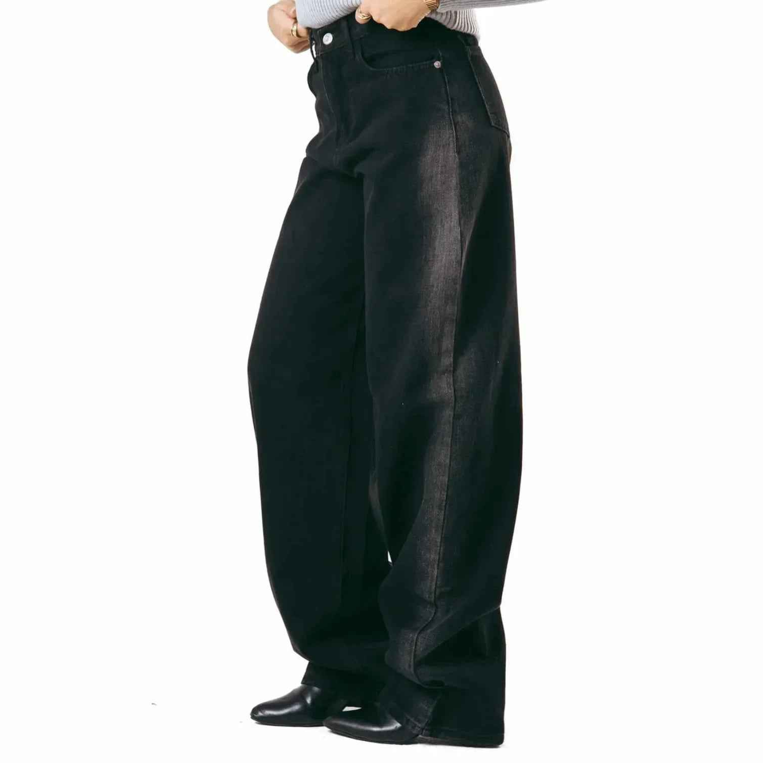 Black Stripe Cloud Denim - Kanza