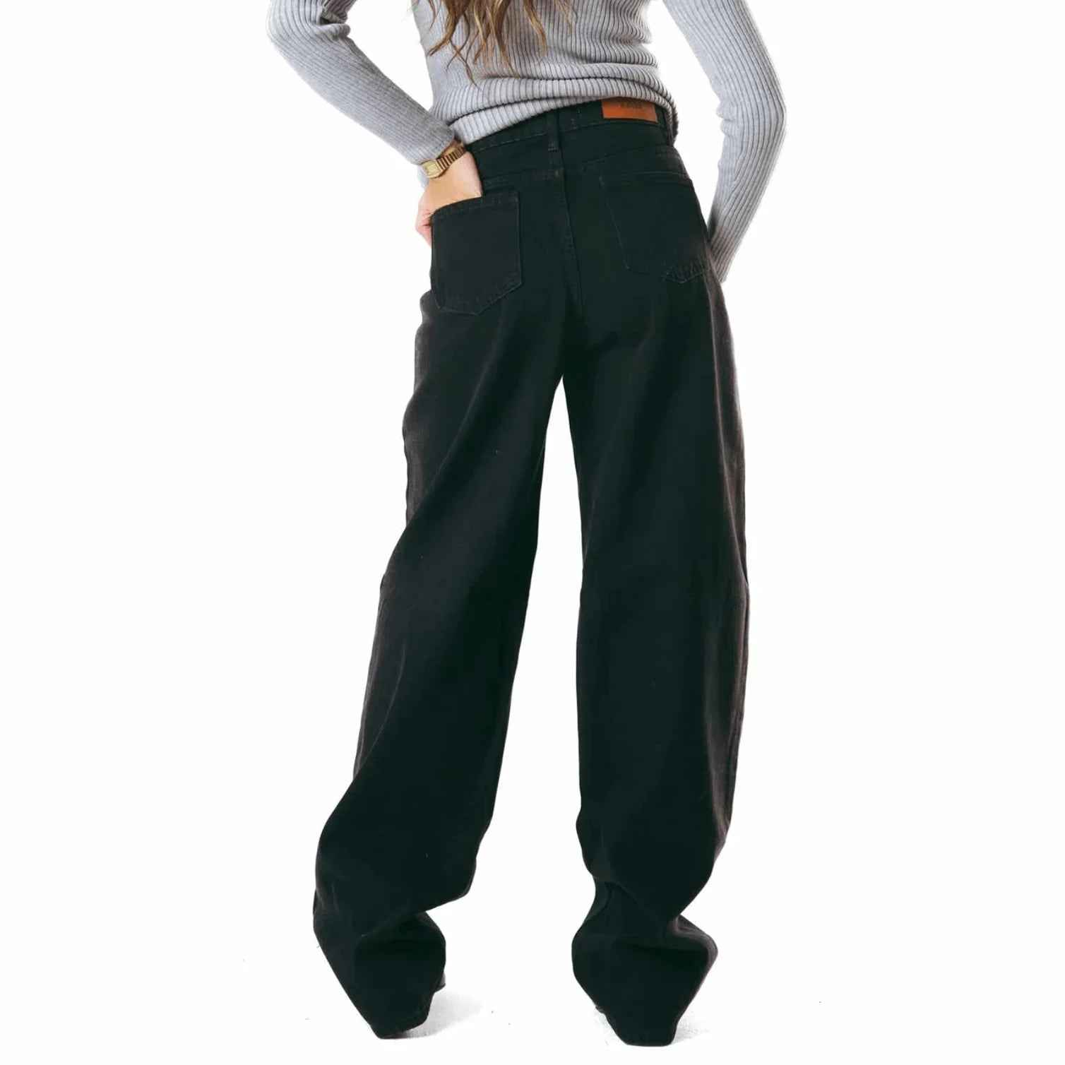 Black Stripe Cloud Denim - Kanza