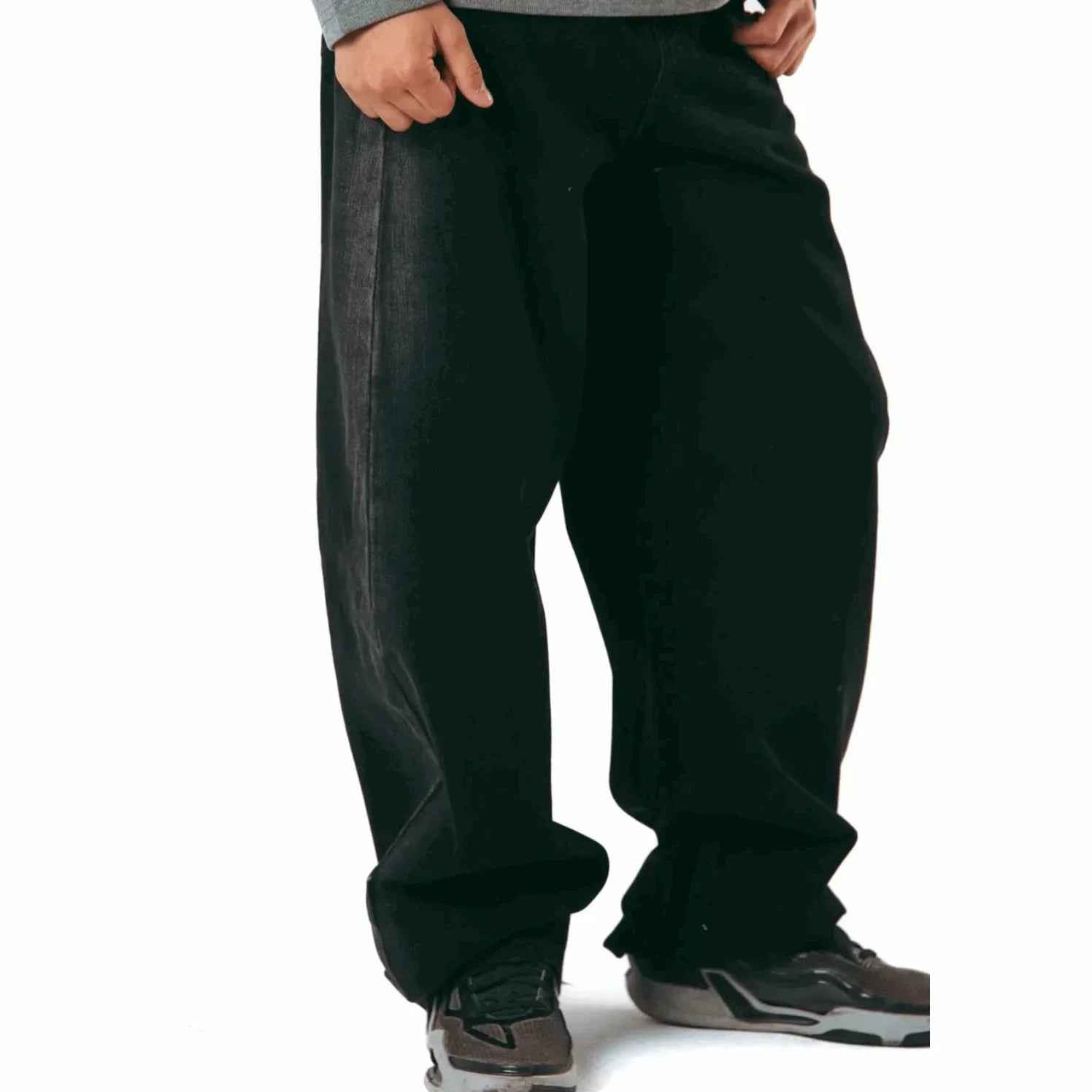 Black Stripe Cloud Denim - Kanza