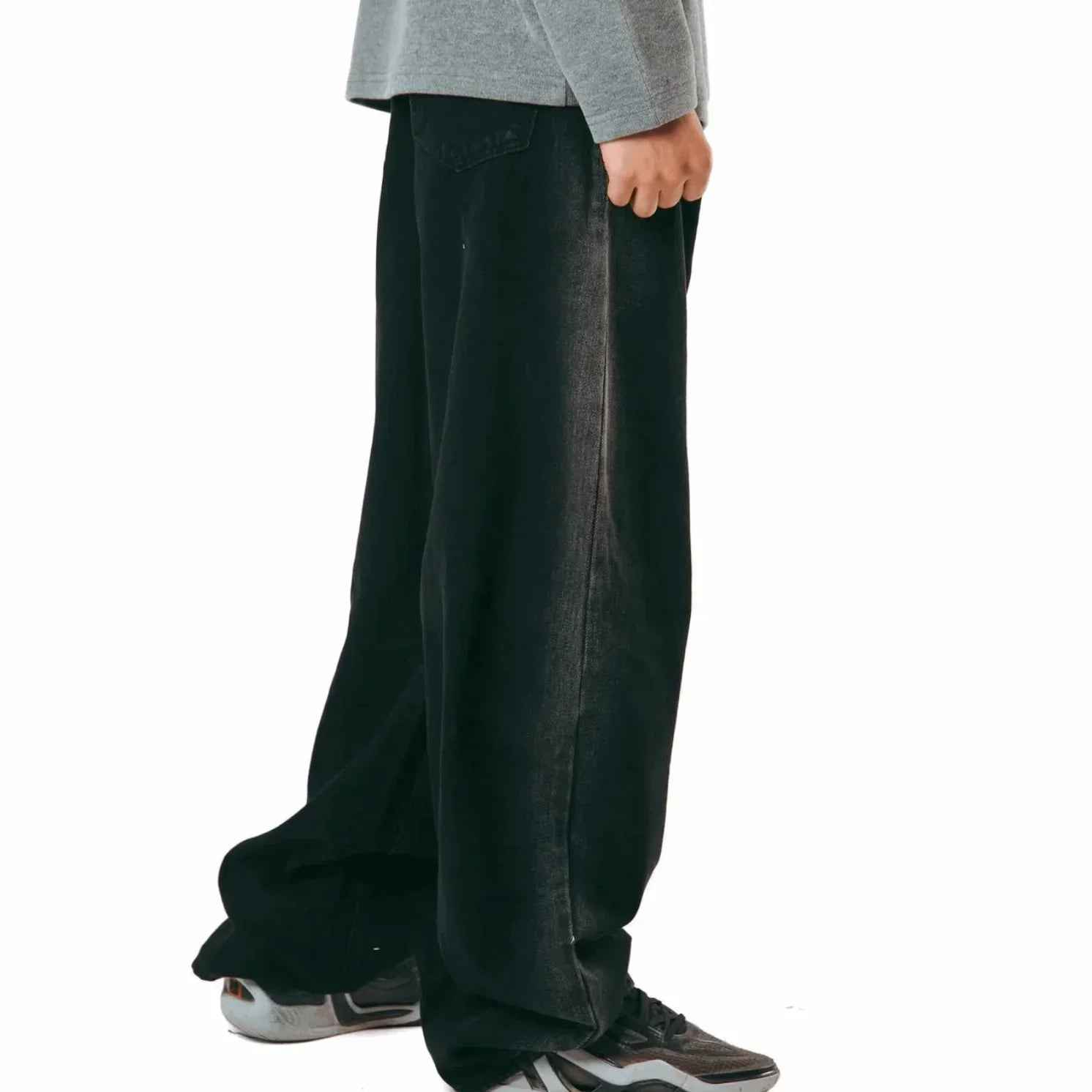 Black Stripe Cloud Denim - Kanza