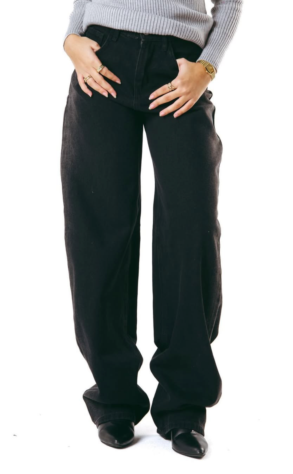 Kanza - Black Stripe Cloud Denim 6