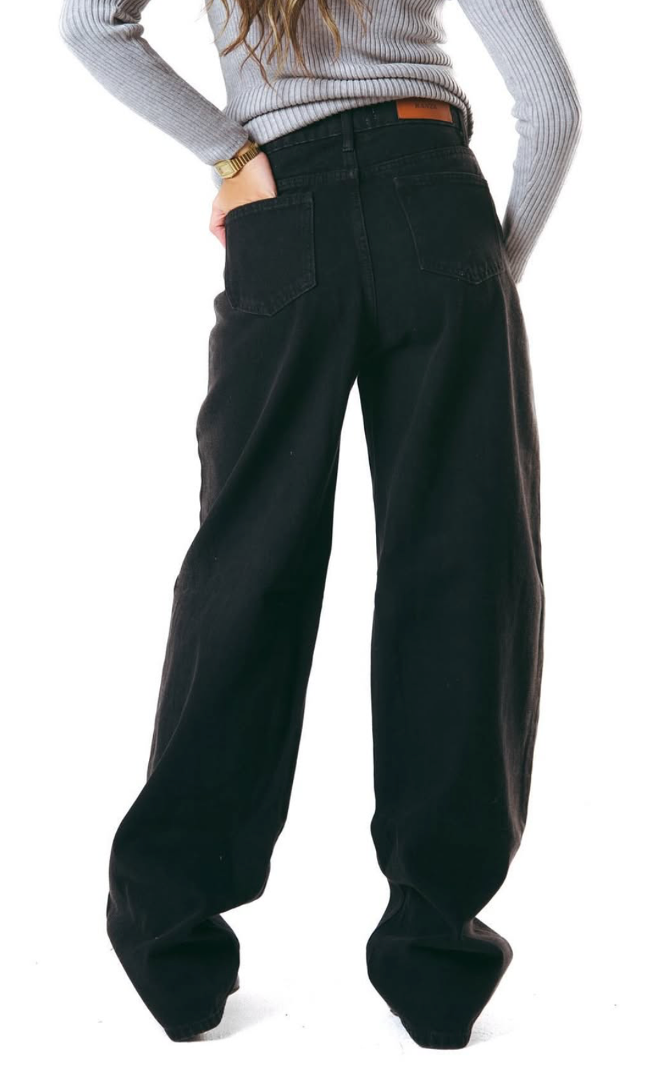 Kanza - Black Stripe Cloud Denim 5
