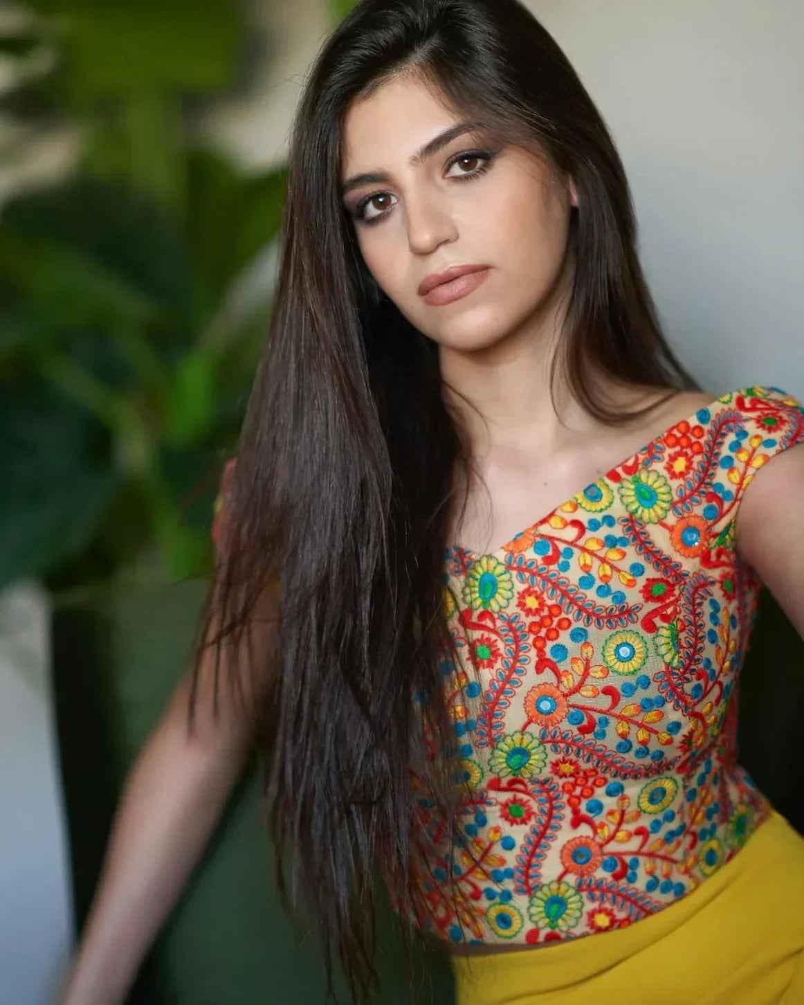 Off-shoulder Colorful Bustier Top - Nosh