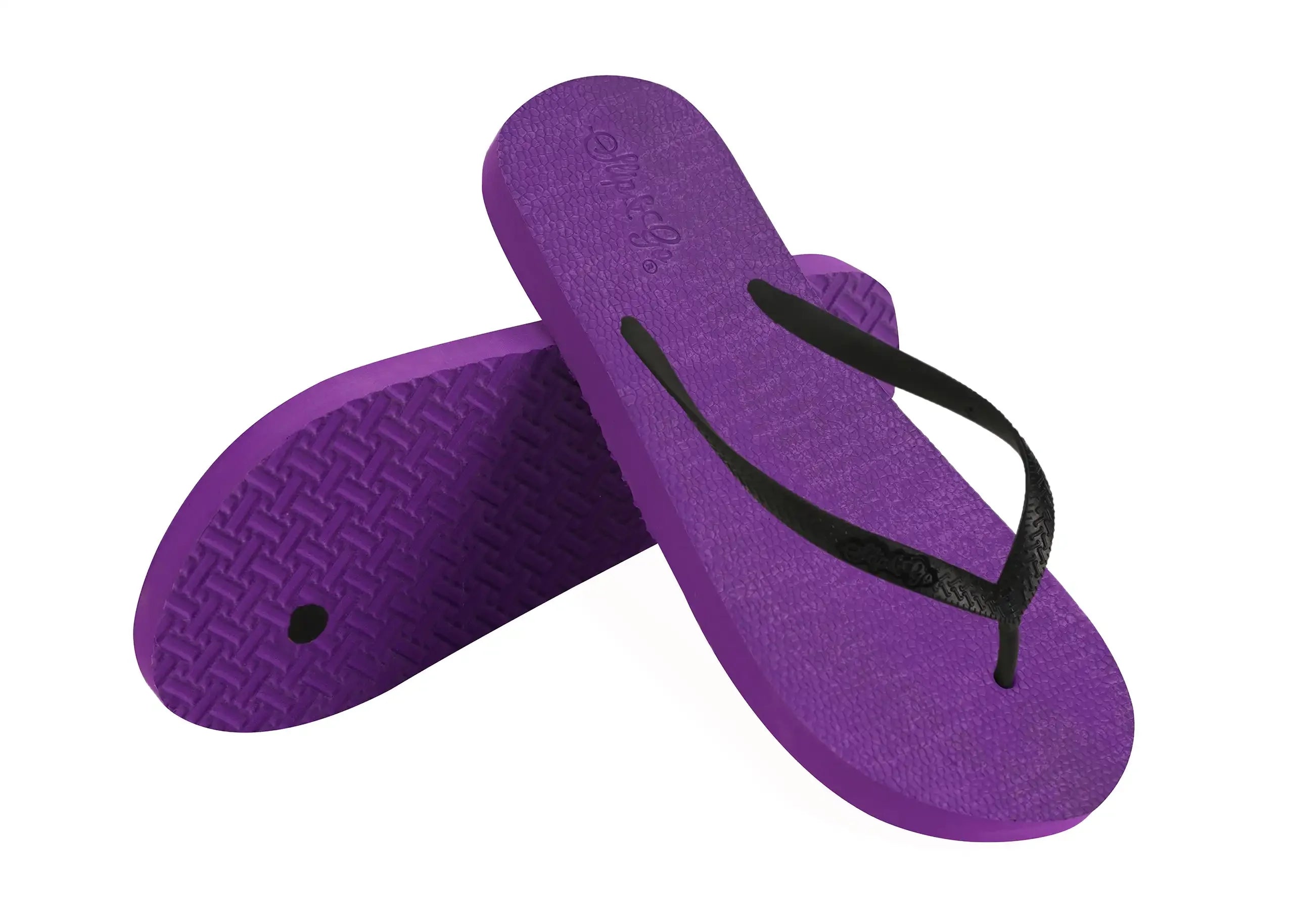 Slip&Go - Royal Purple Premium Kids Comfort Slipper 19