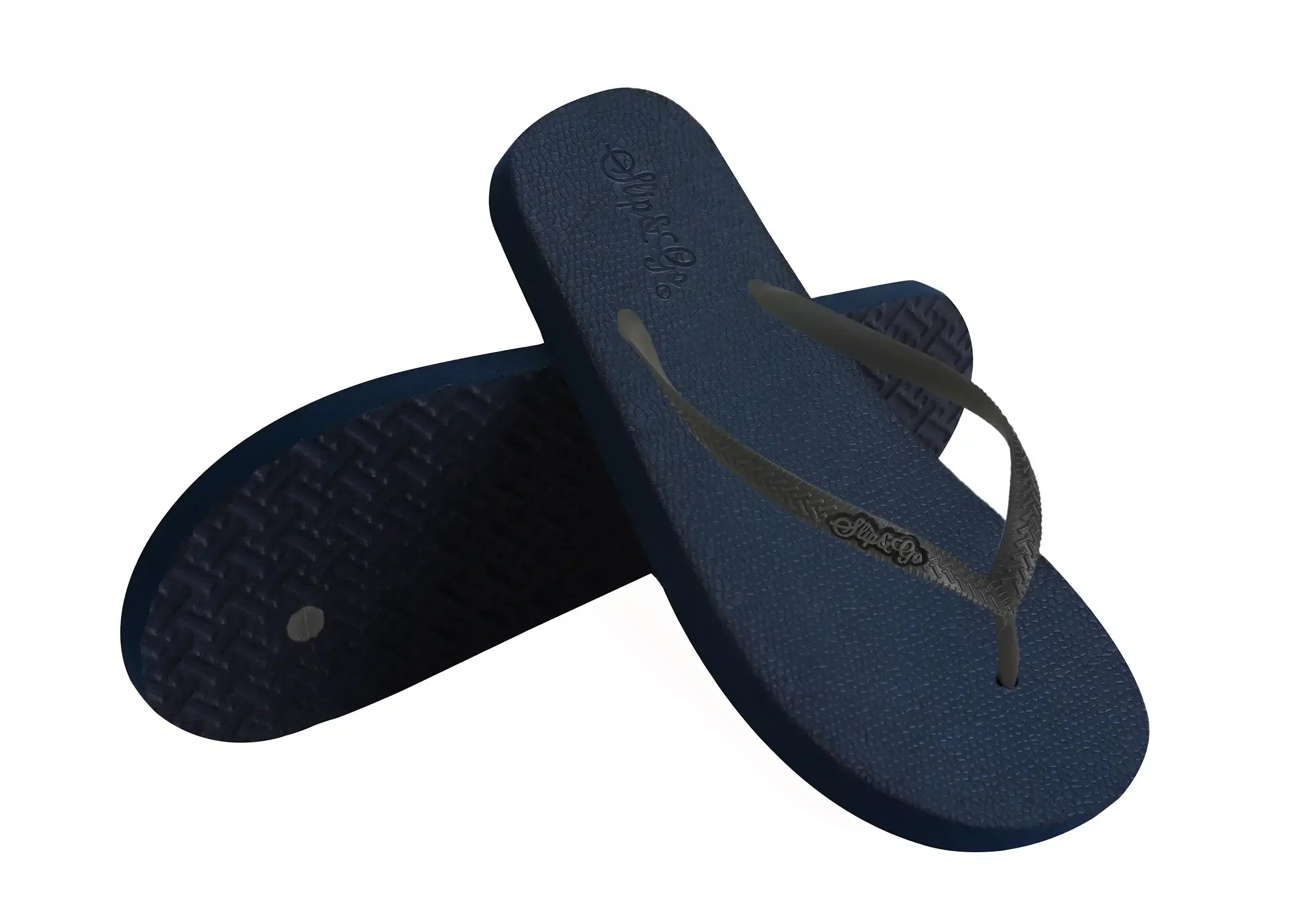 Deep Navy Blue Premium Men’s Comfort Slipper - Slip&Go 53