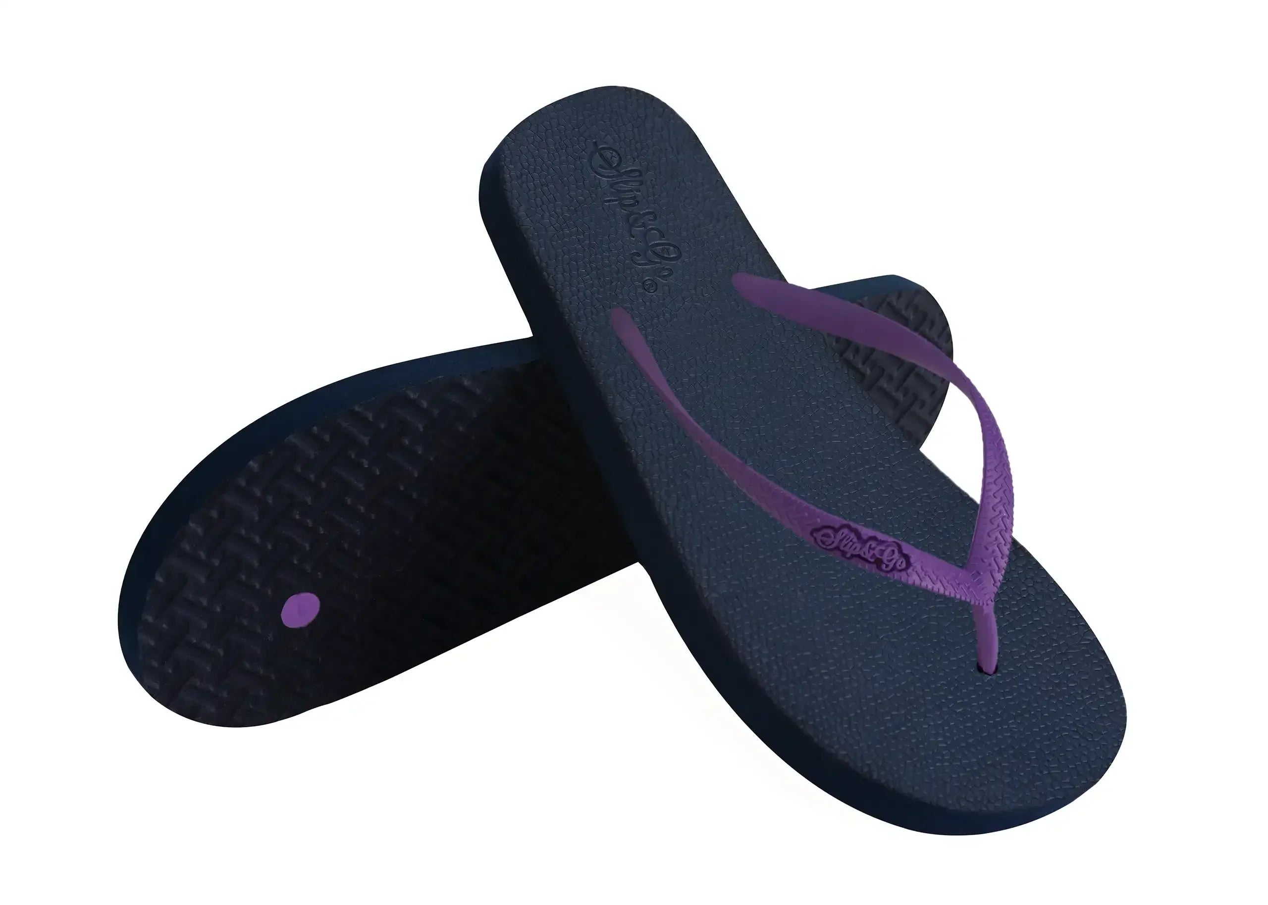 Deep Navy Blue Premium Kids Comfort Slipper - Slip&Go 64