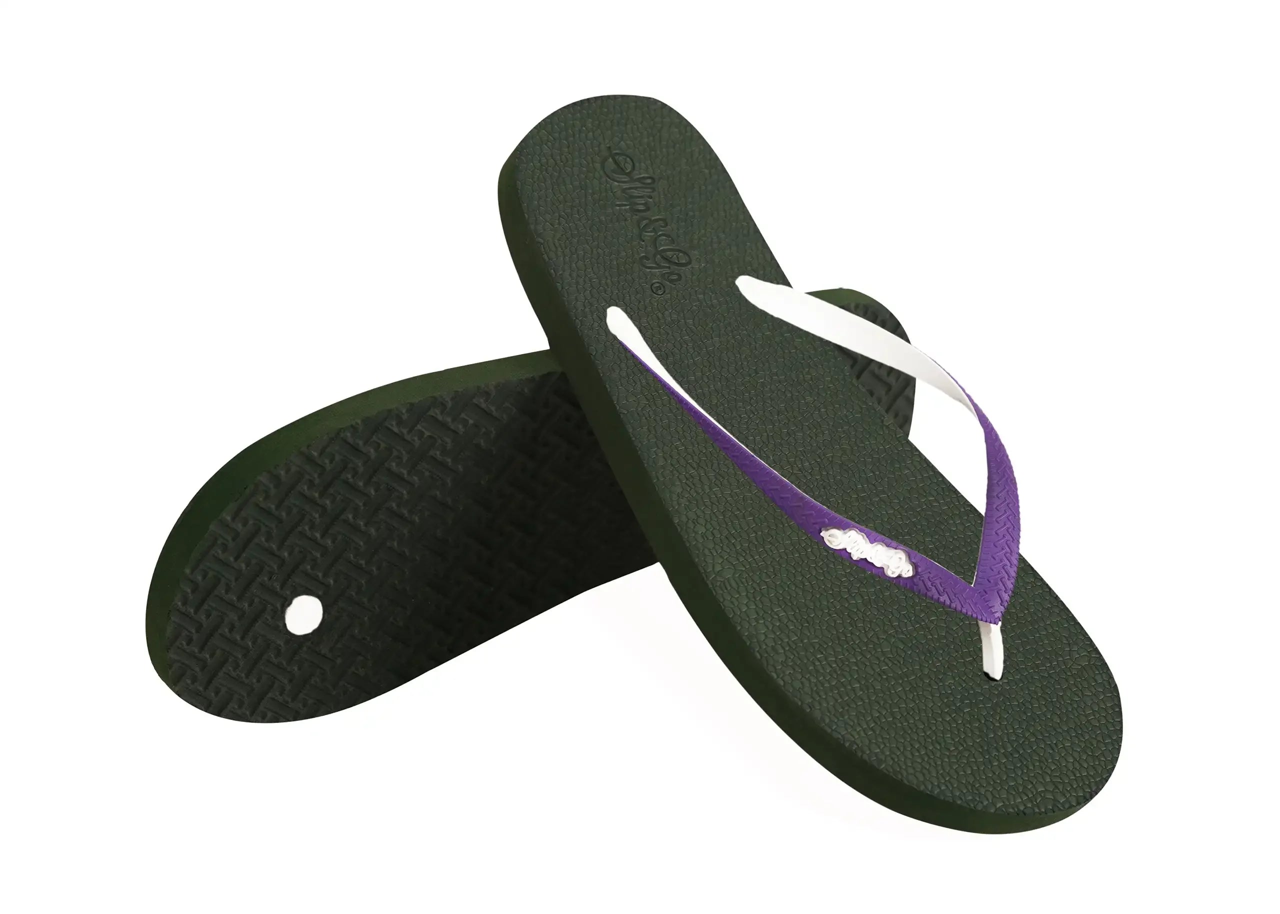 Slip&Go - Natural Olive Green Premium Kids Comfort Slipper 23