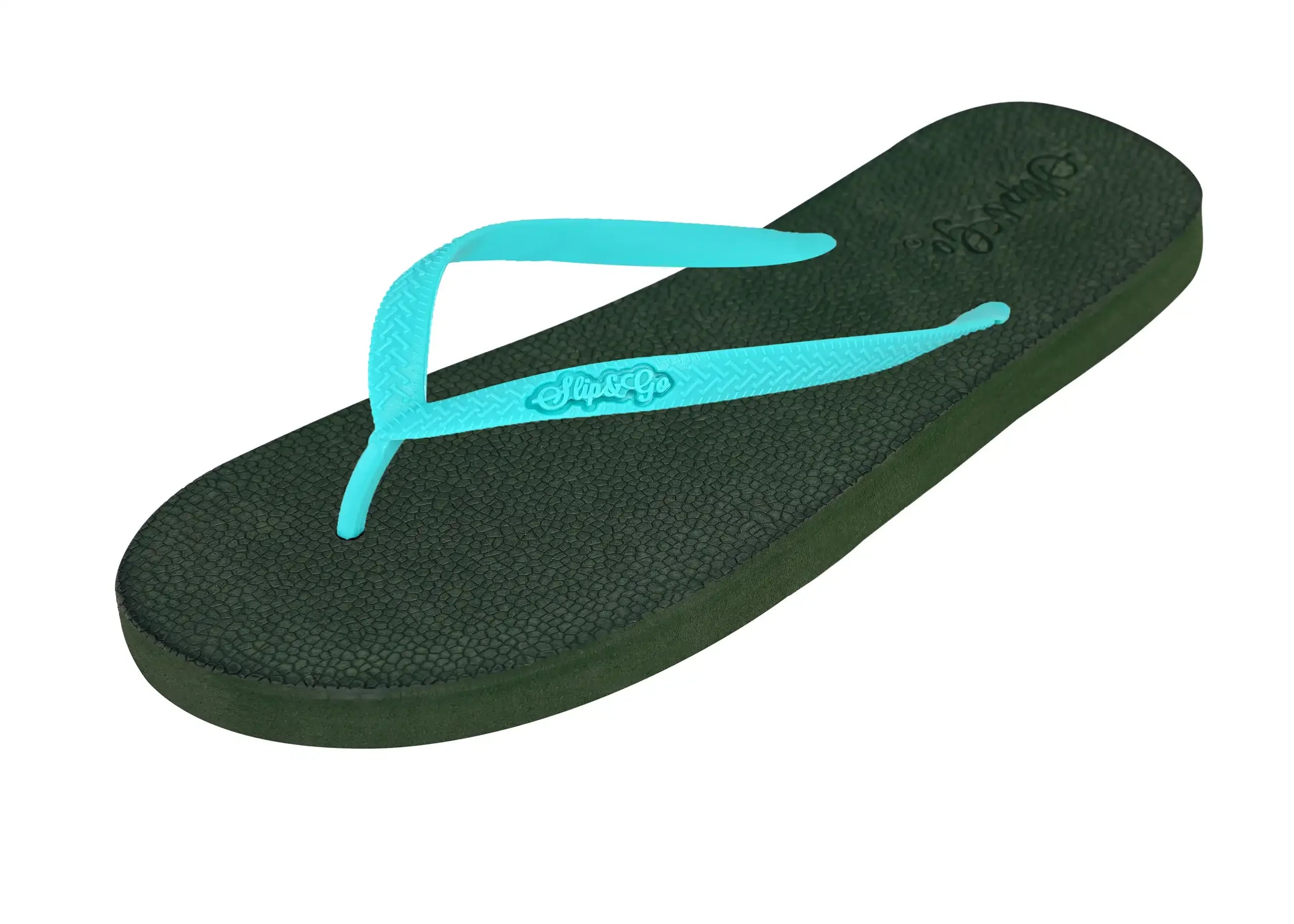 Slip&Go - Natural Olive Green Premium Kids Comfort Slipper 49