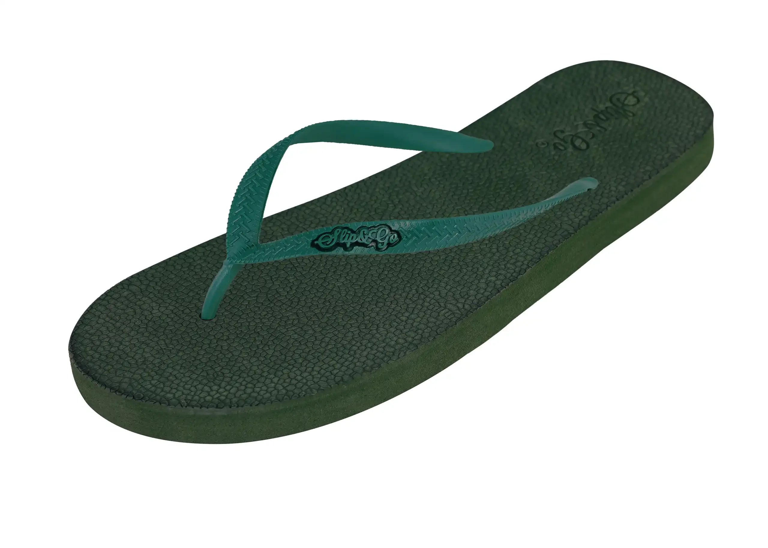 Slip&Go - Natural Olive Green Premium Kids Comfort Slipper 54